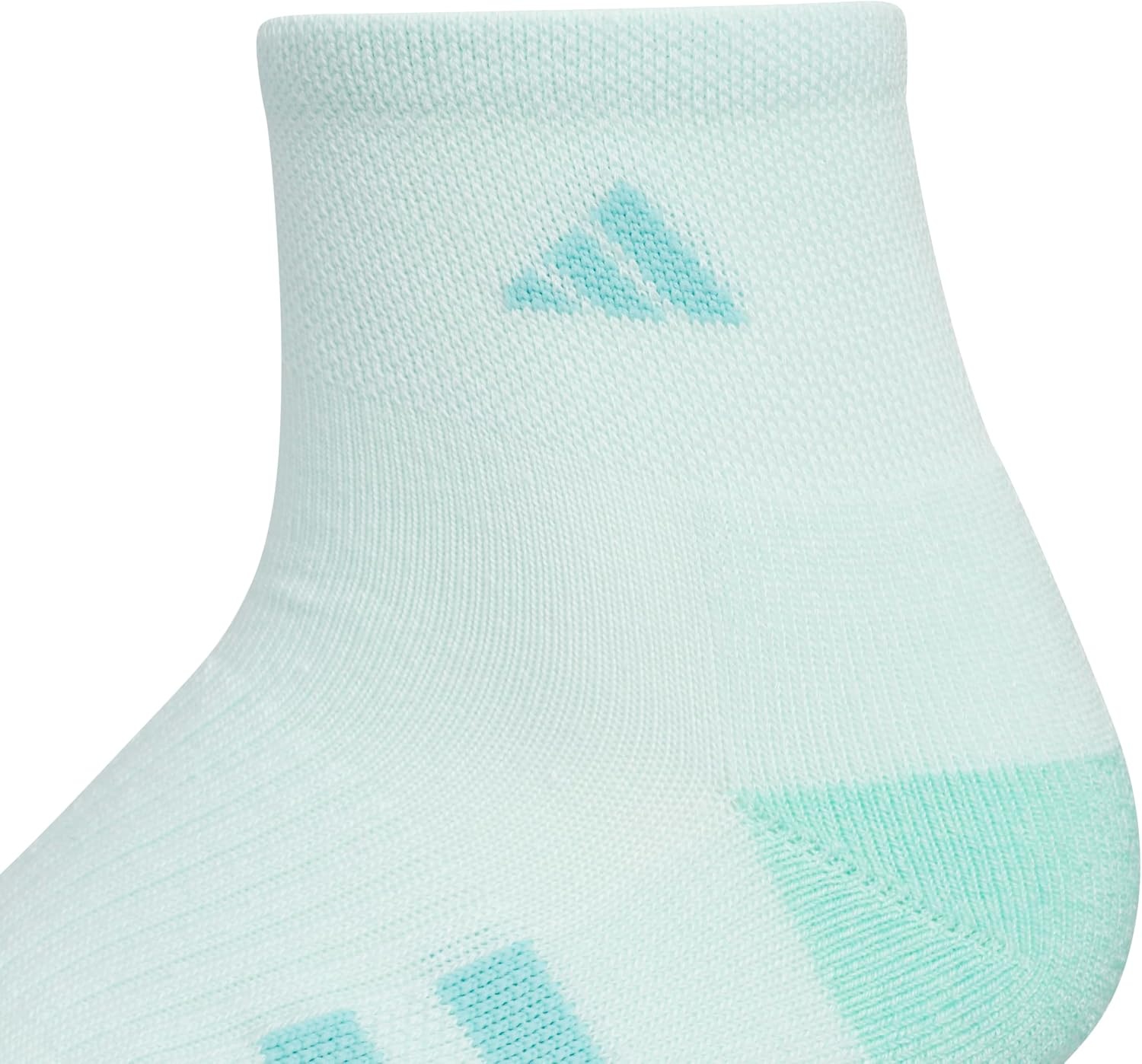image:imageadidas Cushioned Low Cut Ankle Socks 3Pairs Durable amp Comfortable 3Pack Targeted Cushioning Arch Support Breathable MoistureWicking Reinforced Heel amp Toe AllDay ComfortHalo Mint GreenWhiteGrey30Quarter
