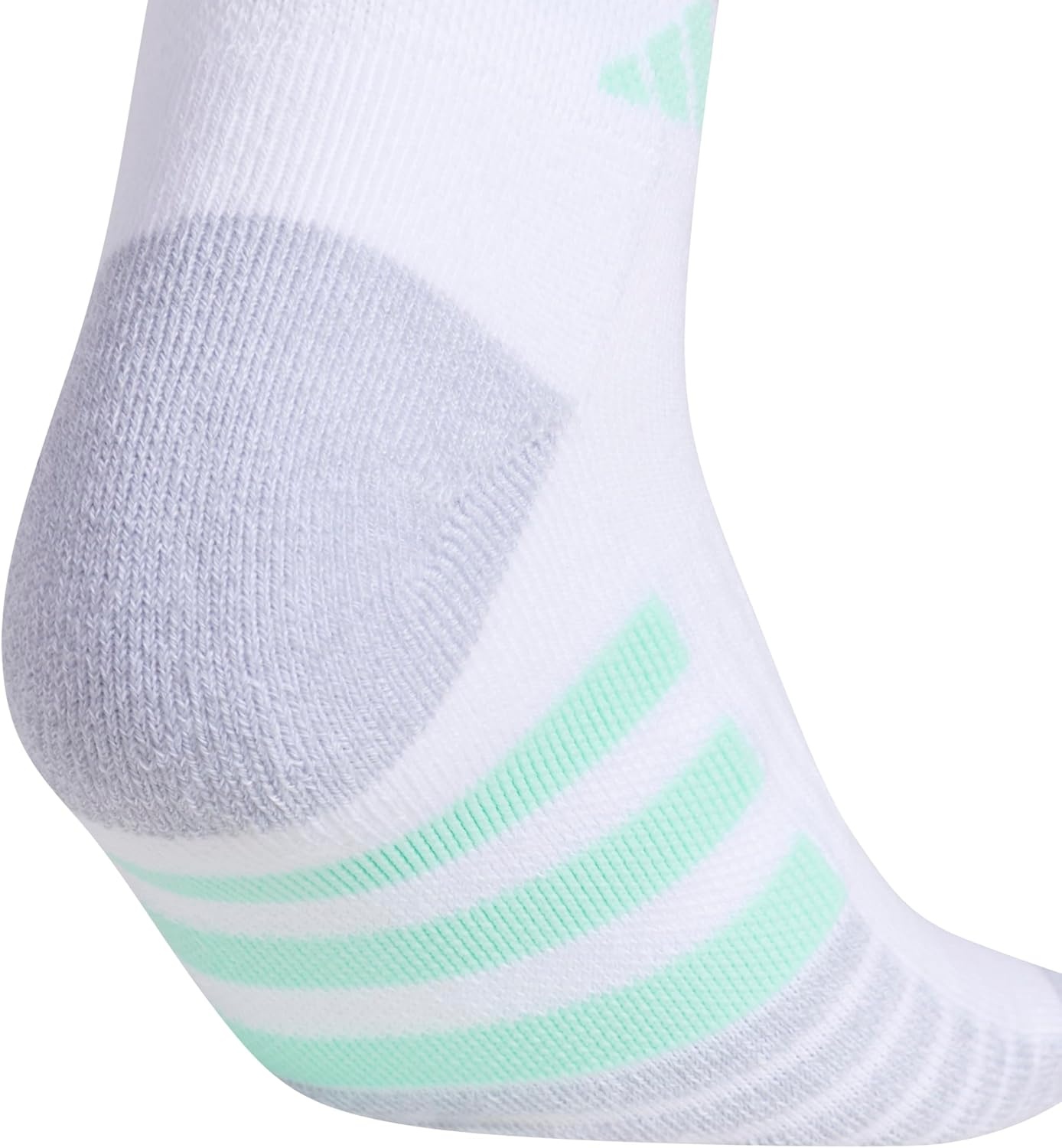 image:imageadidas Cushioned Low Cut Ankle Socks 3Pairs Durable amp Comfortable 3Pack Targeted Cushioning Arch Support Breathable MoistureWicking Reinforced Heel amp Toe AllDay ComfortWhitePulse Mint GreenLucid Fuchsia Pink30Low Cut