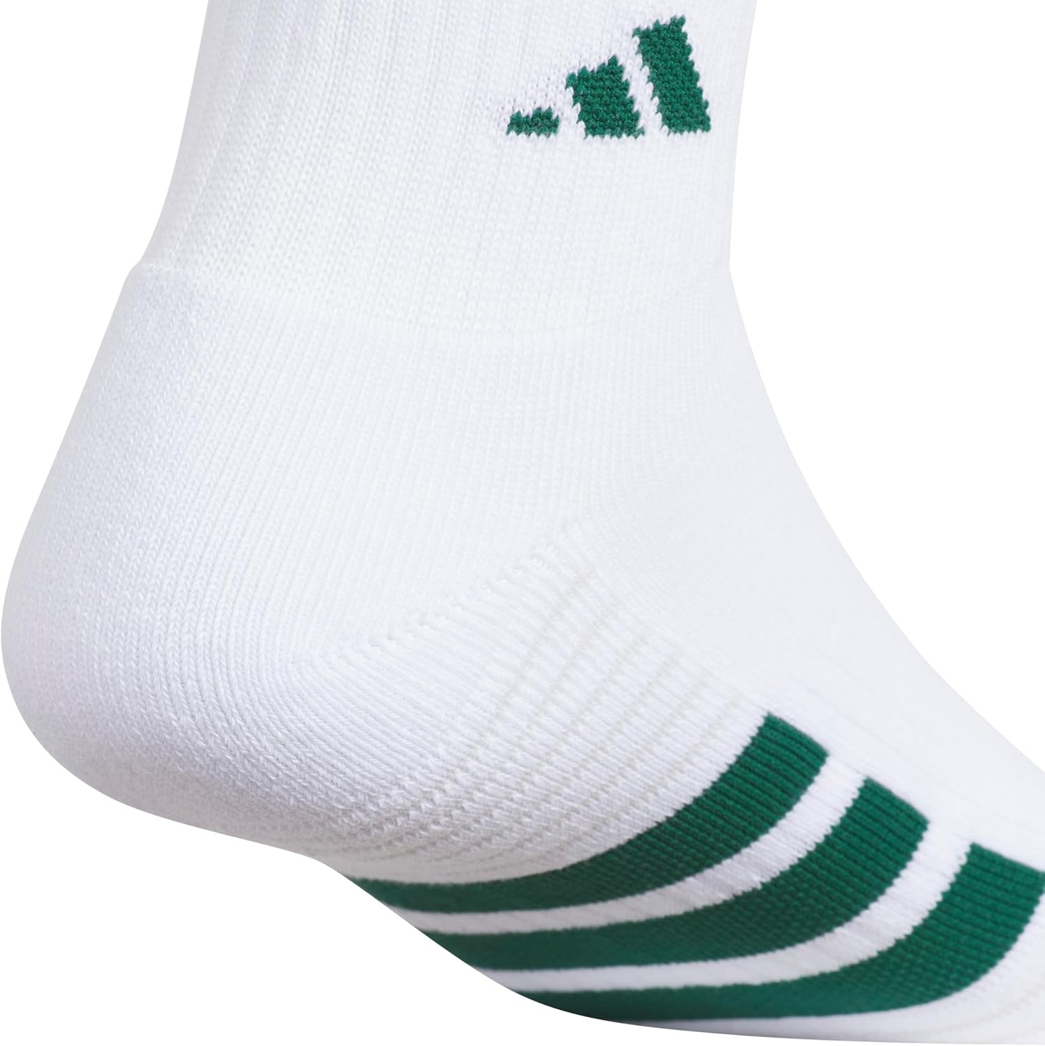 image:imageadidas Cushioned Low Cut Ankle Socks 3Pairs Durable amp Comfortable 3Pack Targeted Cushioning Arch Support Breathable MoistureWicking Reinforced Heel amp Toe AllDay ComfortWhiteCollegiate GreenBlack40Quarter