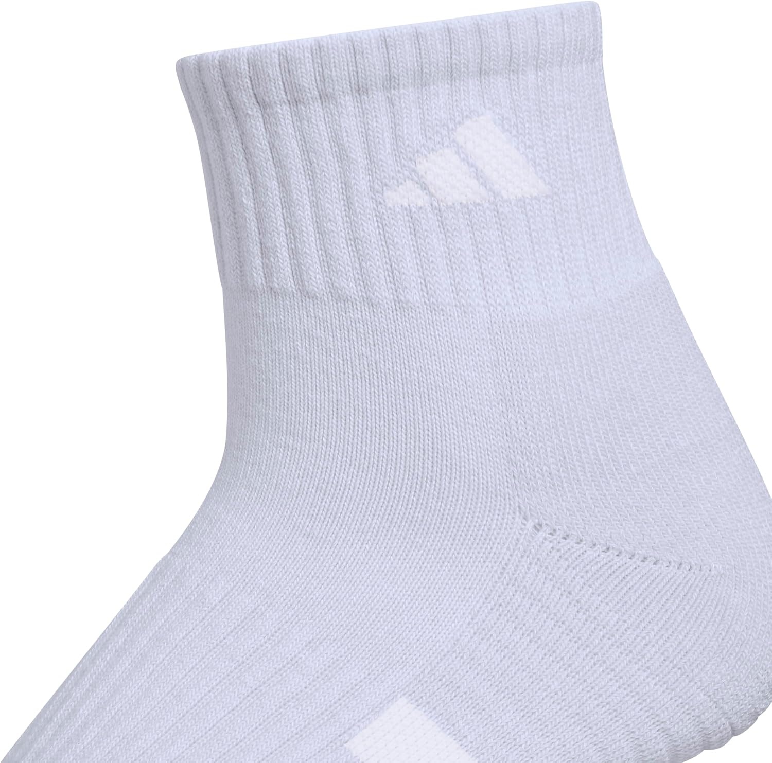 image:imageadidas Cushioned Low Cut Ankle Socks 3Pairs Durable amp Comfortable 3Pack Targeted Cushioning Arch Support Breathable MoistureWicking Reinforced Heel amp Toe AllDay ComfortFrozen PurpleClear Onix GreySolar Purple40Quarter