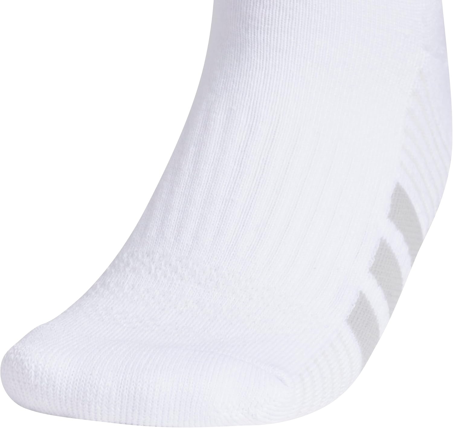image:imageadidas Cushioned Low Cut Ankle Socks 3Pairs Durable amp Comfortable 3Pack Targeted Cushioning Arch Support Breathable MoistureWicking Reinforced Heel amp Toe AllDay ComfortWhiteClear Onix GreyClear Grey40Low Cut