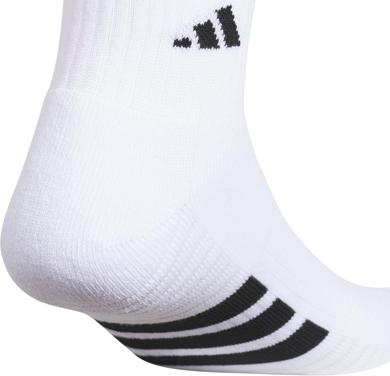 image:imageadidas Cushioned Low Cut Ankle Socks 3Pairs Durable amp Comfortable 3Pack Targeted Cushioning Arch Support Breathable MoistureWicking Reinforced Heel amp Toe AllDay ComfortWhiteBlackClear Grey40Quarter