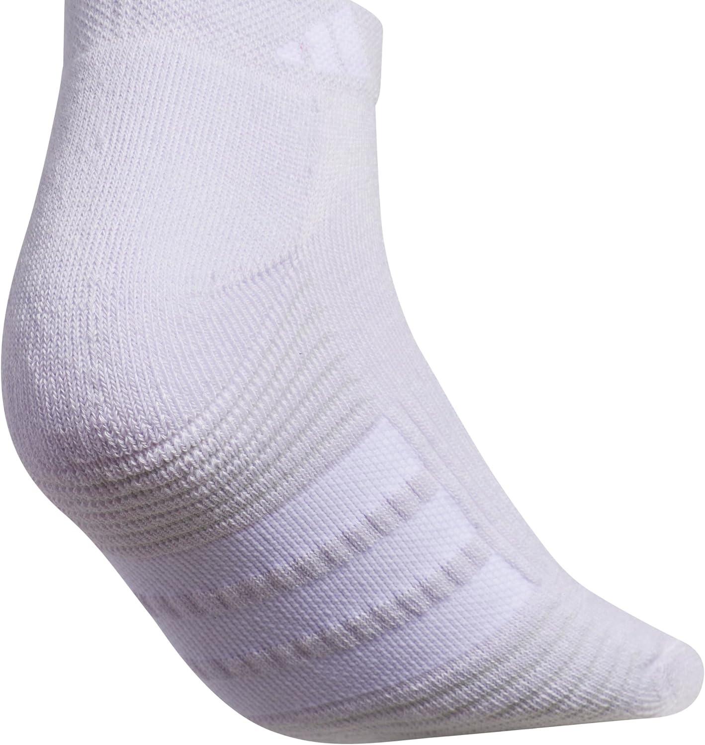 image:imageadidas Cushioned Low Cut Ankle Socks 3Pairs Durable amp Comfortable 3Pack Targeted Cushioning Arch Support Breathable MoistureWicking Reinforced Heel amp Toe AllDay ComfortFrozen PurpleClear Onix GreySolar Purple40Low Cut