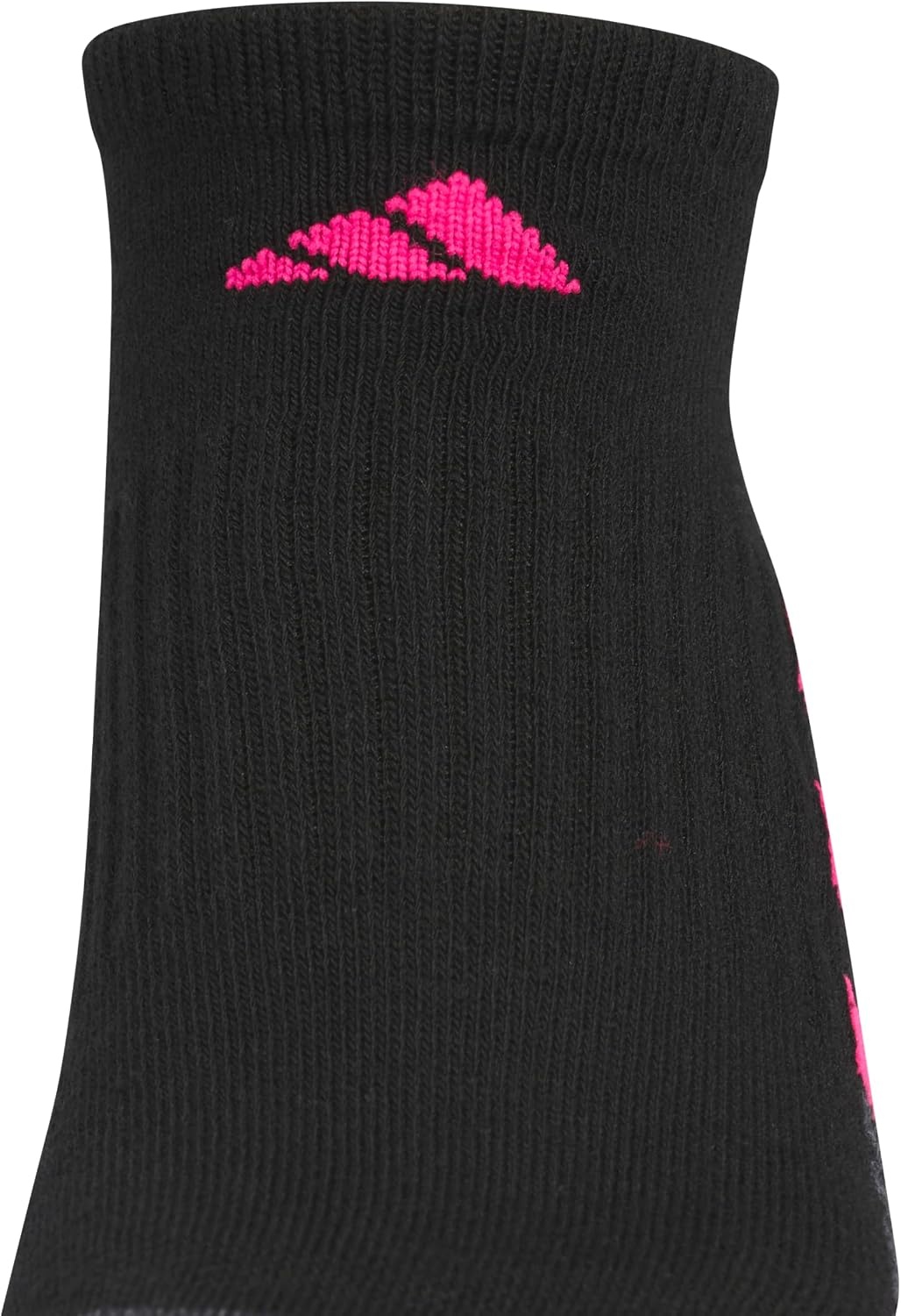 image:imageadidas Cushioned Low Cut Ankle Socks 3Pairs Durable amp Comfortable 3Pack Targeted Cushioning Arch Support Breathable MoistureWicking Reinforced Heel amp Toe AllDay ComfortBlackOnix GreyShock Pink30No Show
