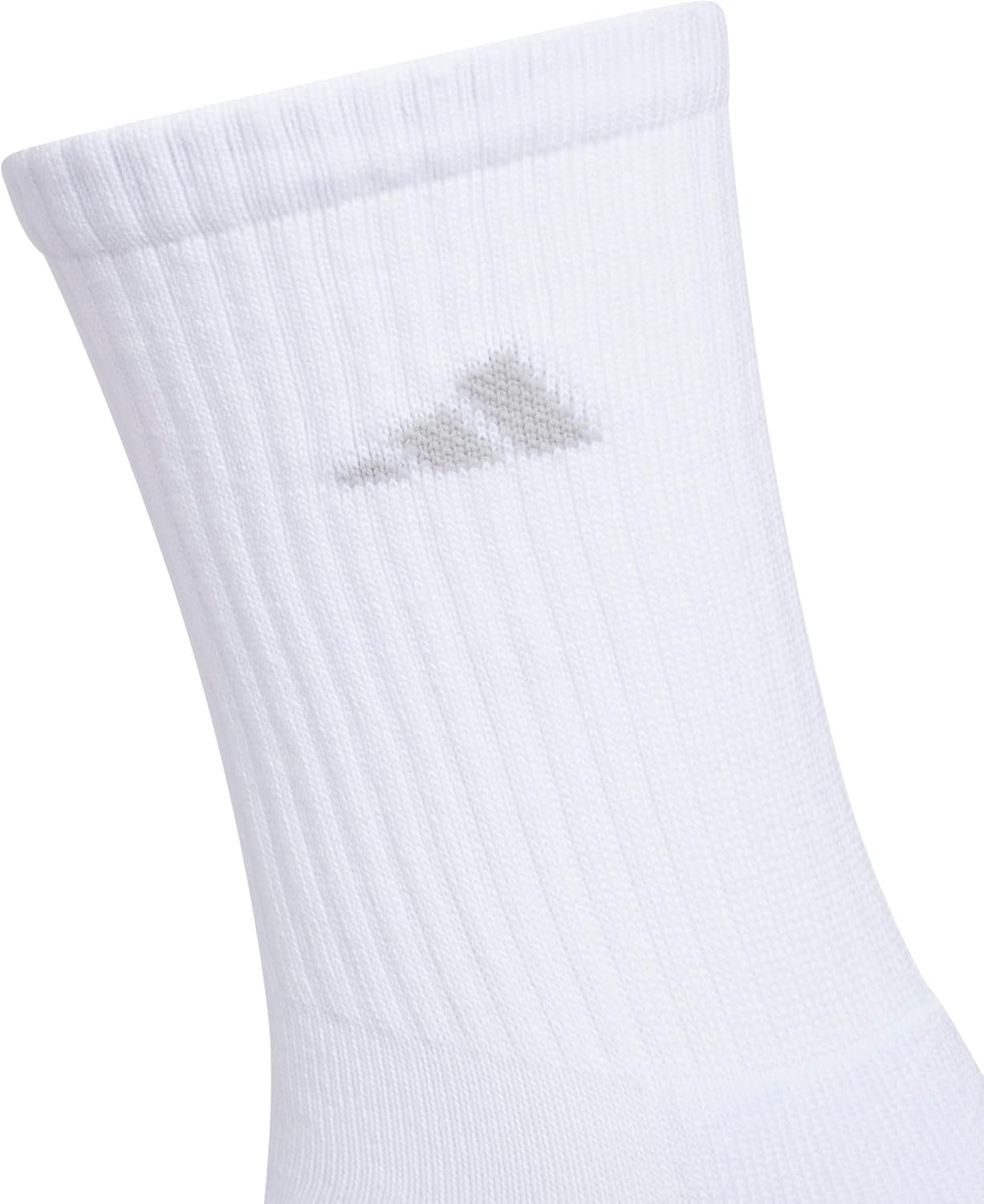 image:imageadidas Cushioned Low Cut Ankle Socks 3Pairs Durable amp Comfortable 3Pack Targeted Cushioning Arch Support Breathable MoistureWicking Reinforced Heel amp Toe AllDay ComfortWhiteClear Onix GreyClear Grey40Crew