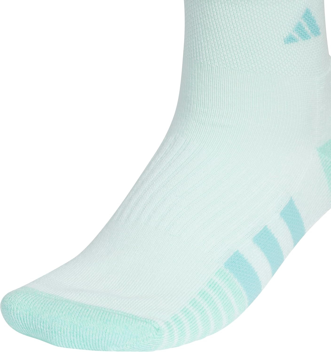image:imageadidas Cushioned Low Cut Ankle Socks 3Pairs Durable amp Comfortable 3Pack Targeted Cushioning Arch Support Breathable MoistureWicking Reinforced Heel amp Toe AllDay ComfortHalo Mint GreenWhiteGrey30Quarter