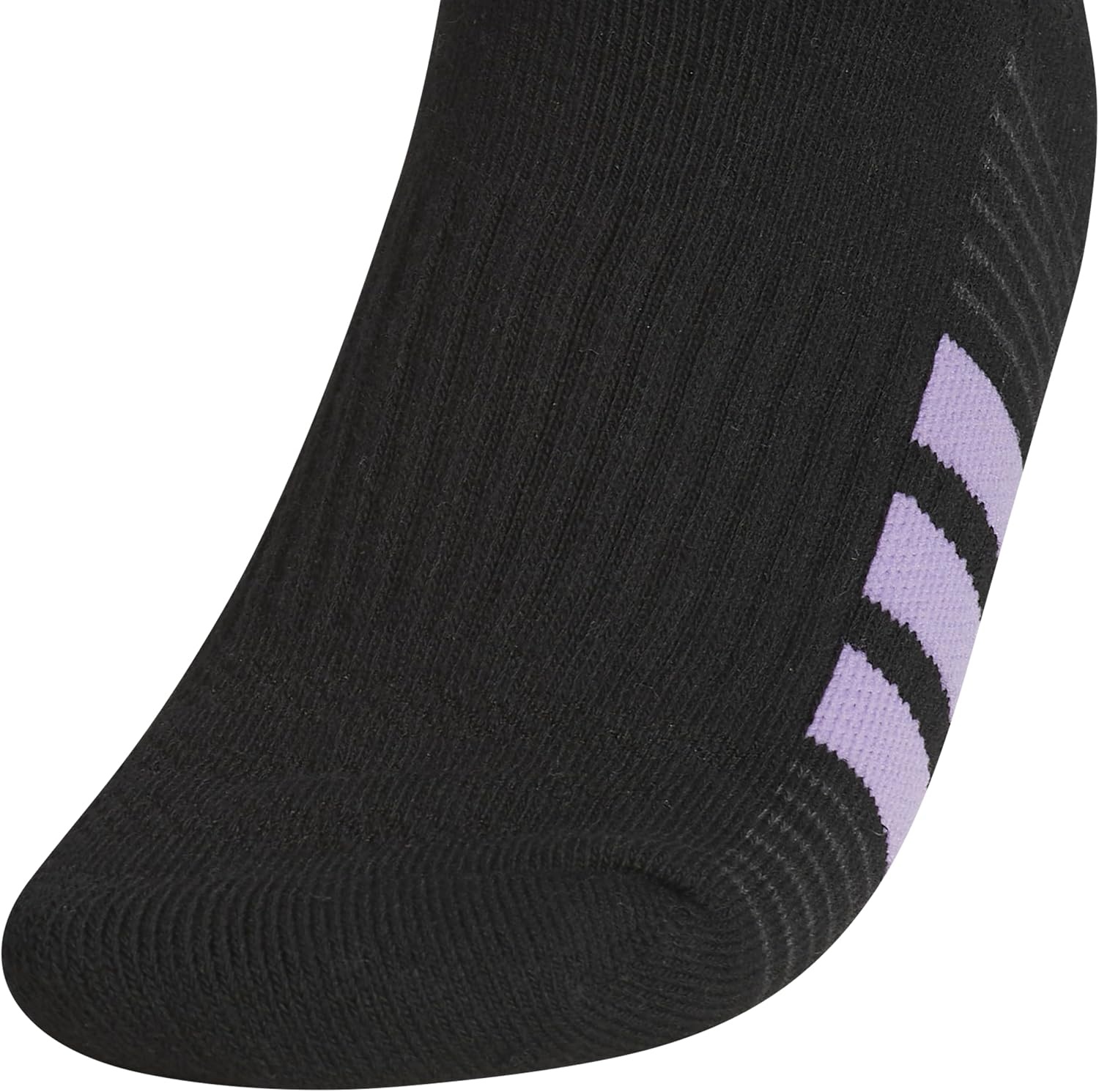 image:imageadidas Cushioned Low Cut Ankle Socks 3Pairs Durable amp Comfortable 3Pack Targeted Cushioning Arch Support Breathable MoistureWicking Reinforced Heel amp Toe AllDay ComfortBlackMagic Lilac PurplePower Pink40No Show