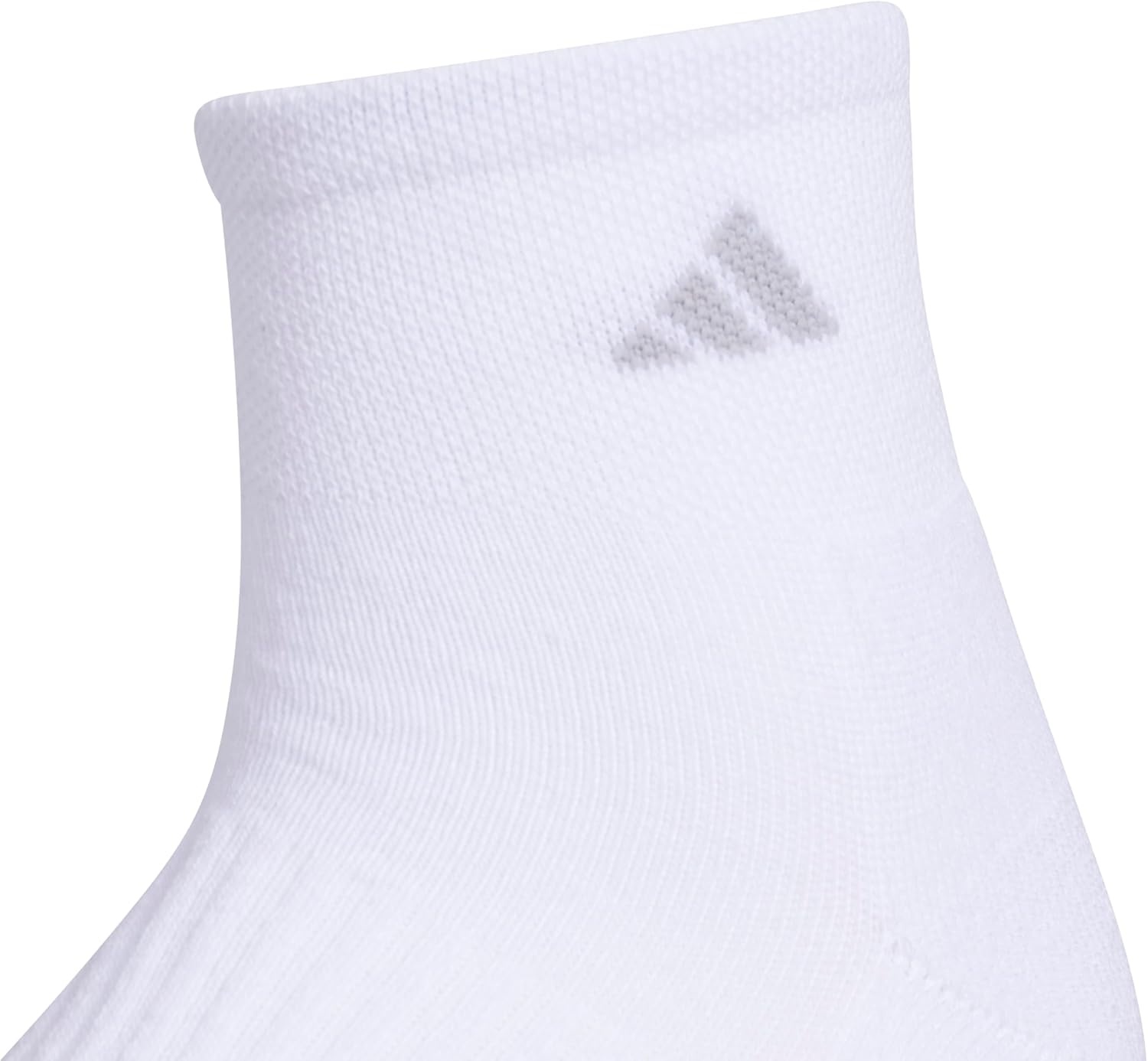 image:imageadidas Cushioned Low Cut Ankle Socks 3Pairs Durable amp Comfortable 3Pack Targeted Cushioning Arch Support Breathable MoistureWicking Reinforced Heel amp Toe AllDay ComfortWhiteClear Onix Grey30Quarter