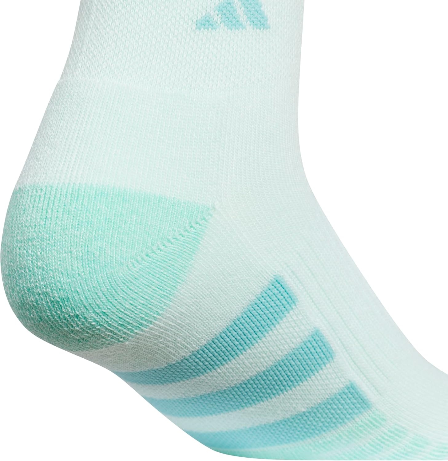 image:imageadidas Cushioned Low Cut Ankle Socks 3Pairs Durable amp Comfortable 3Pack Targeted Cushioning Arch Support Breathable MoistureWicking Reinforced Heel amp Toe AllDay ComfortHalo Mint GreenWhiteGrey30Quarter