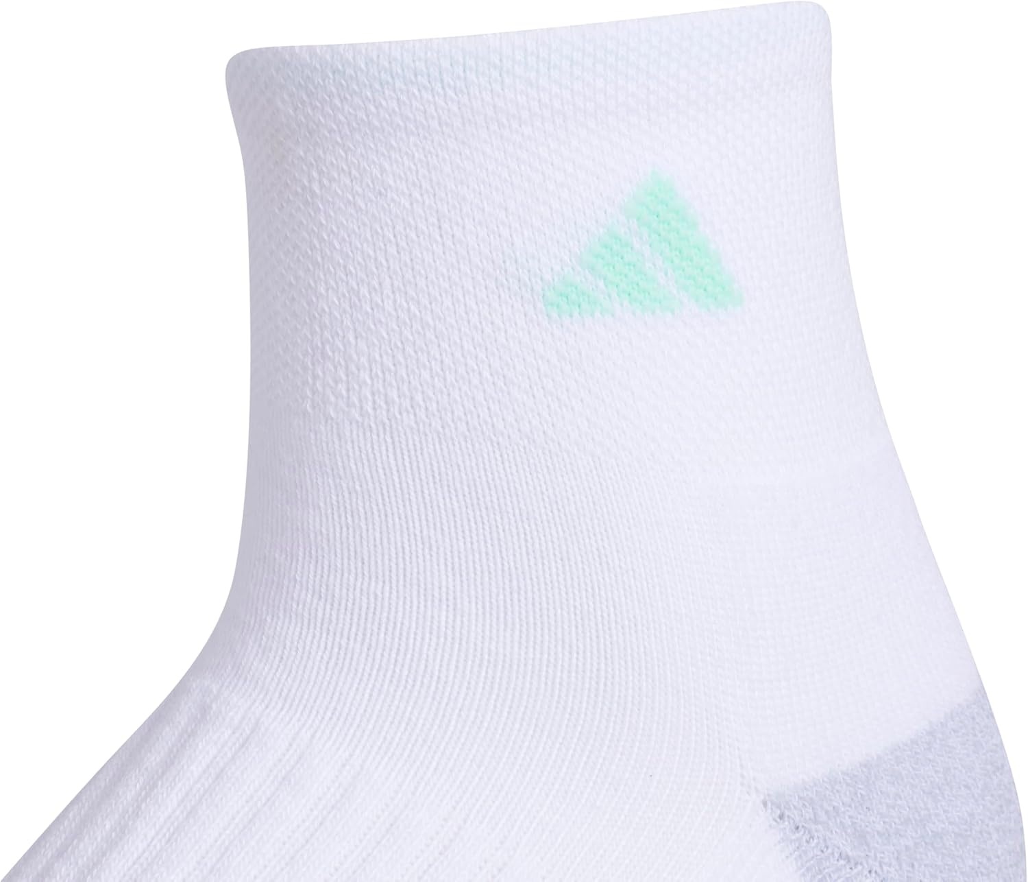 image:imageadidas Cushioned Low Cut Ankle Socks 3Pairs Durable amp Comfortable 3Pack Targeted Cushioning Arch Support Breathable MoistureWicking Reinforced Heel amp Toe AllDay ComfortWhitePulse Mint GreenLucid Fuchsia Pink30Quarter