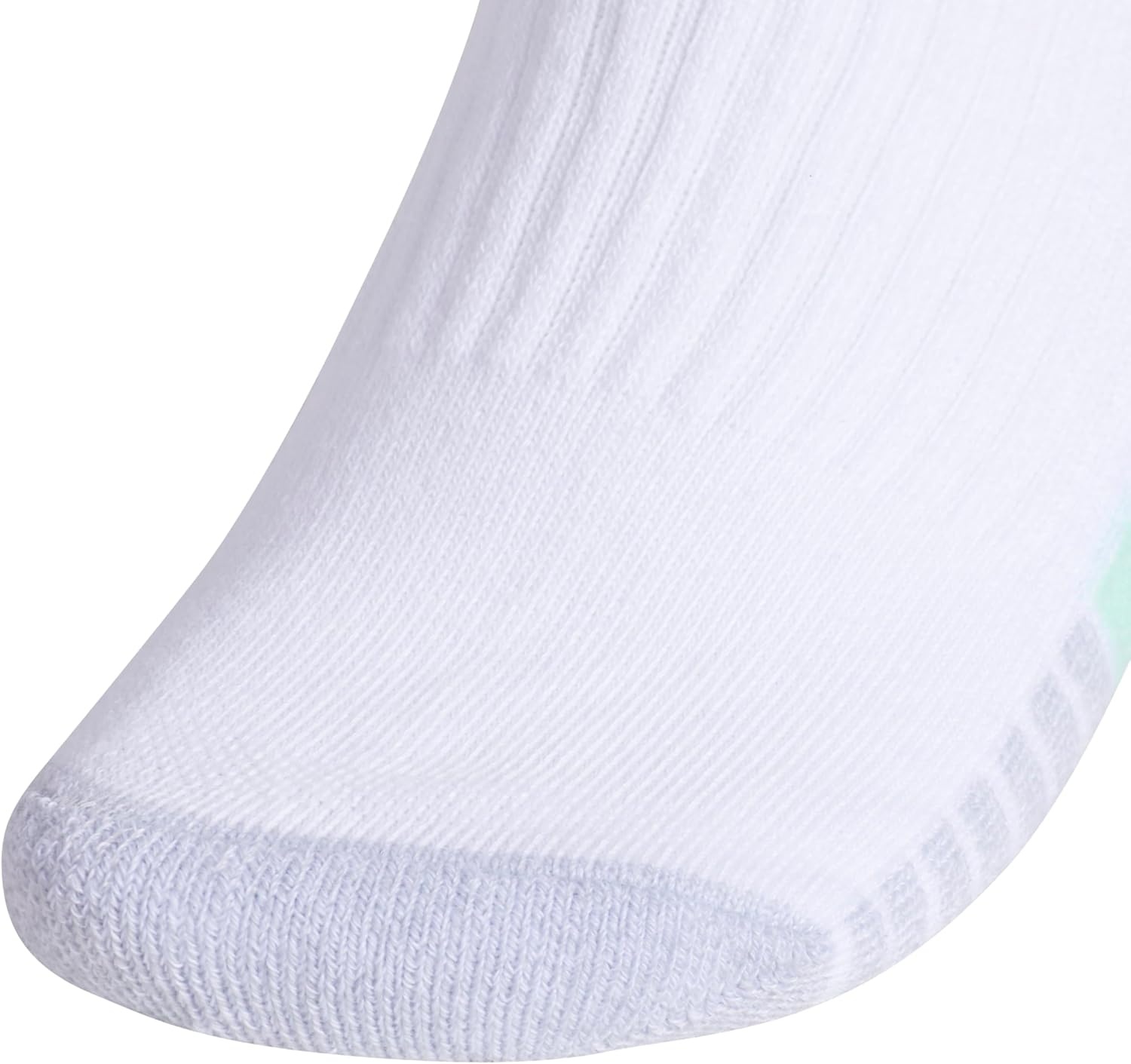 image:imageadidas Cushioned Low Cut Ankle Socks 3Pairs Durable amp Comfortable 3Pack Targeted Cushioning Arch Support Breathable MoistureWicking Reinforced Heel amp Toe AllDay ComfortWhitePulse Mint GreenLucid Fuchsia Pink30No Show