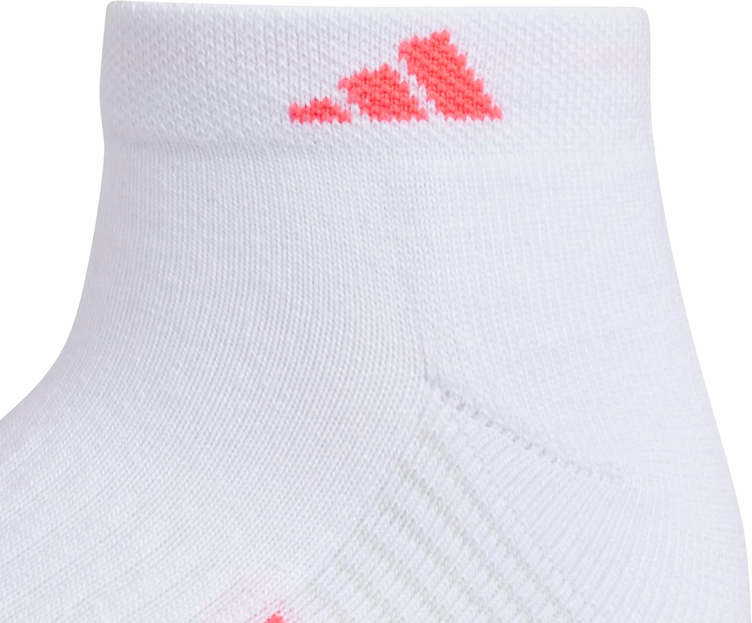 image:imageadidas Cushioned Low Cut Ankle Socks 3Pairs Durable amp Comfortable 3Pack Targeted Cushioning Arch Support Breathable MoistureWicking Reinforced Heel amp Toe AllDay ComfortWhitePure Turbo PinkClear Onix Grey40Low Cut