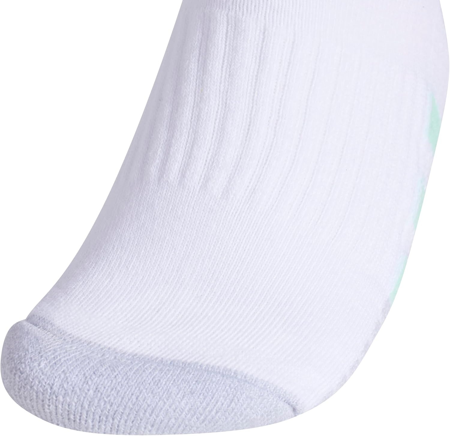 image:imageadidas Cushioned Low Cut Ankle Socks 3Pairs Durable amp Comfortable 3Pack Targeted Cushioning Arch Support Breathable MoistureWicking Reinforced Heel amp Toe AllDay ComfortWhitePulse Mint GreenLucid Fuchsia Pink30Quarter