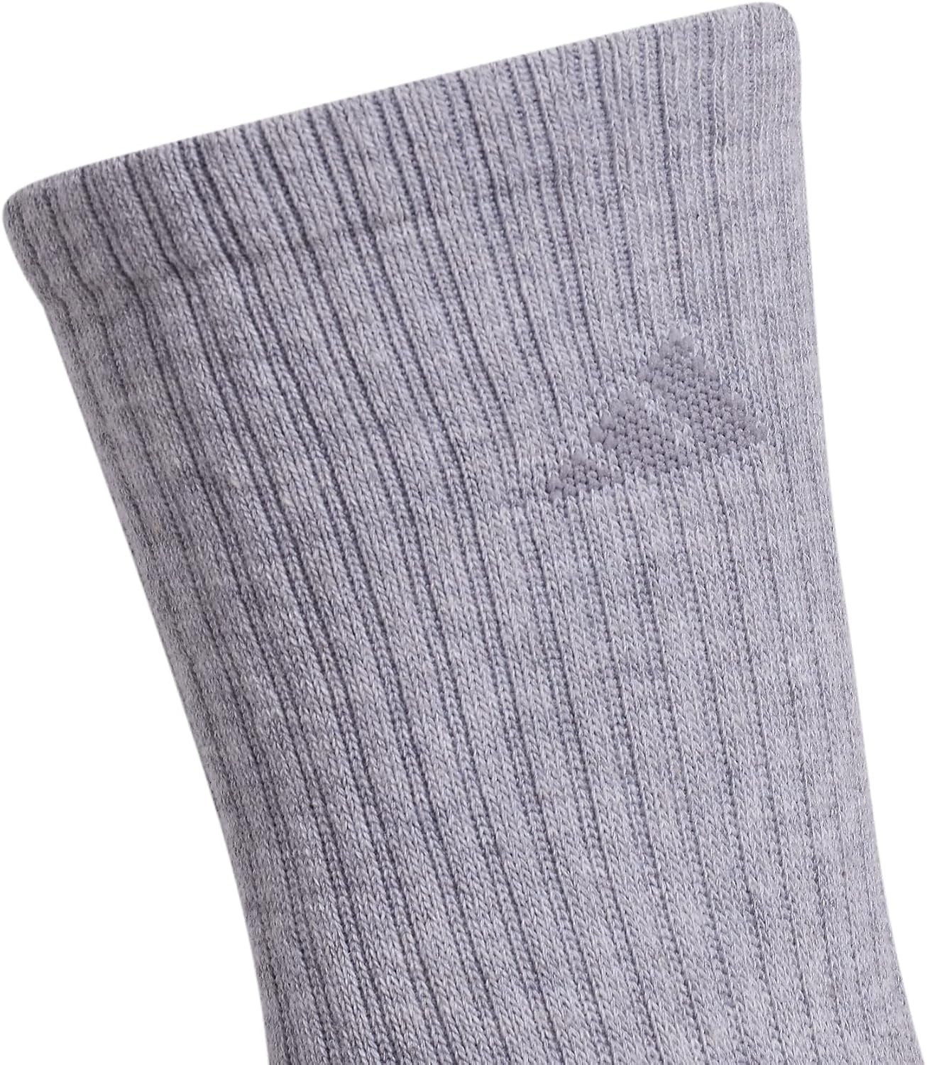 image:imageadidas Cushioned Low Cut Ankle Socks 3Pairs Durable amp Comfortable 3Pack Targeted Cushioning Arch Support Breathable MoistureWicking Reinforced Heel amp Toe AllDay ComfortCool Light HeatherLucid Fuchsia PinkBlue Fusion30Crew