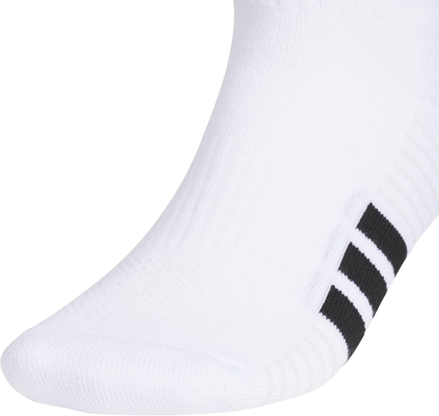 image:imageadidas Cushioned Low Cut Ankle Socks 3Pairs Durable amp Comfortable 3Pack Targeted Cushioning Arch Support Breathable MoistureWicking Reinforced Heel amp Toe AllDay ComfortWhiteBlackClear Grey40Quarter
