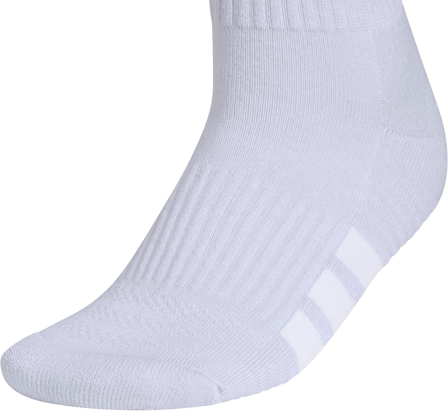 image:imageadidas Cushioned Low Cut Ankle Socks 3Pairs Durable amp Comfortable 3Pack Targeted Cushioning Arch Support Breathable MoistureWicking Reinforced Heel amp Toe AllDay ComfortFrozen PurpleClear Onix GreySolar Purple40Quarter