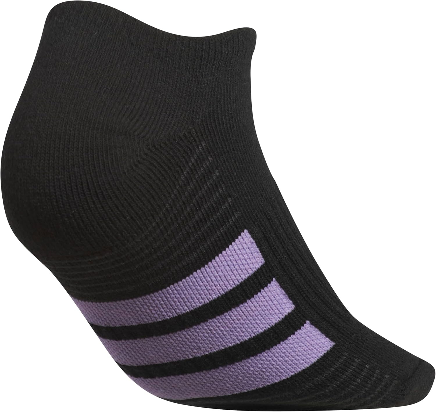 image:imageadidas Cushioned Low Cut Ankle Socks 3Pairs Durable amp Comfortable 3Pack Targeted Cushioning Arch Support Breathable MoistureWicking Reinforced Heel amp Toe AllDay ComfortBlackMagic Lilac PurplePower Pink40No Show