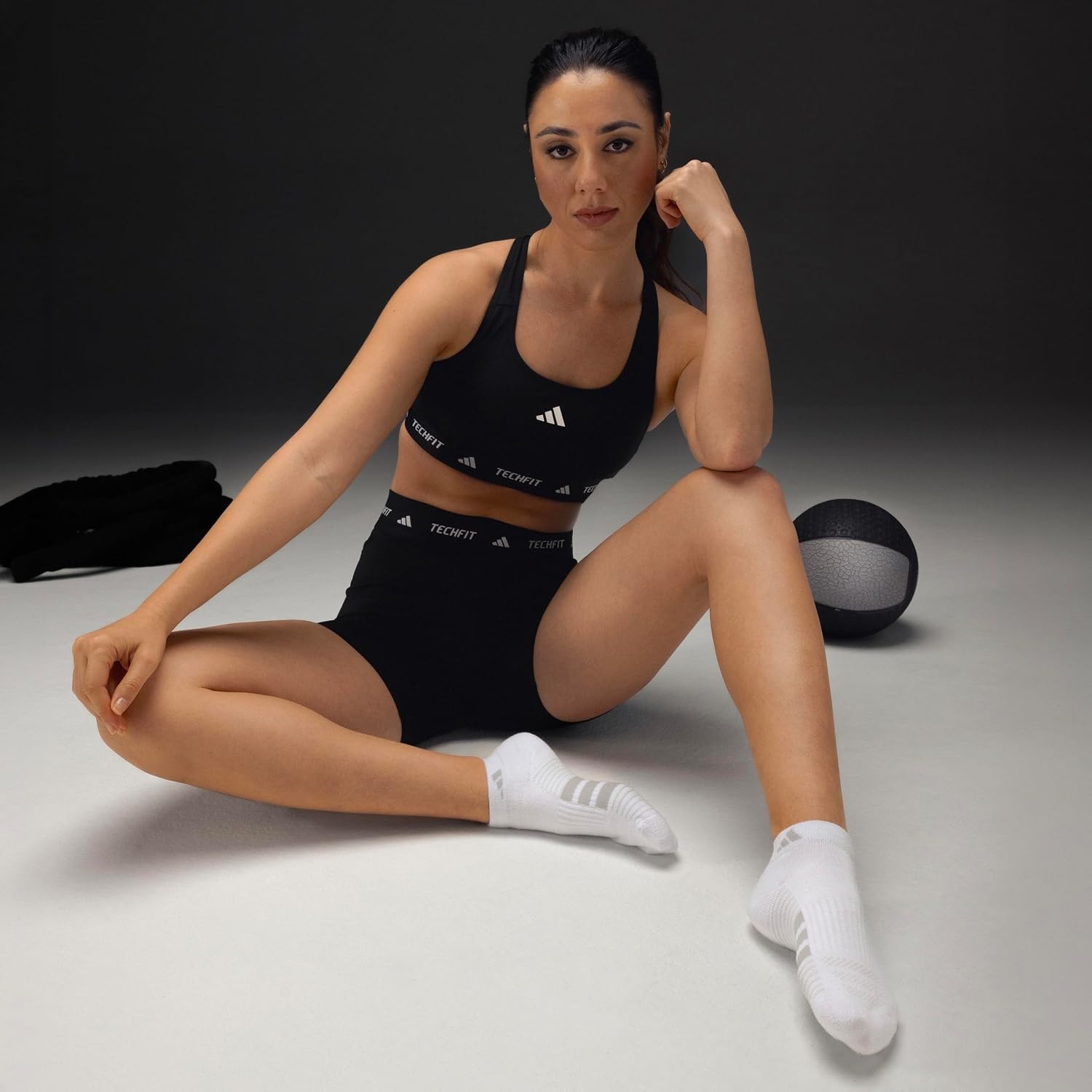 image:imageadidas Cushioned Low Cut Ankle Socks 3Pairs Durable amp Comfortable 3Pack Targeted Cushioning Arch Support Breathable MoistureWicking Reinforced Heel amp Toe AllDay ComfortWhiteClear Onix GreyClear Grey40Low Cut
