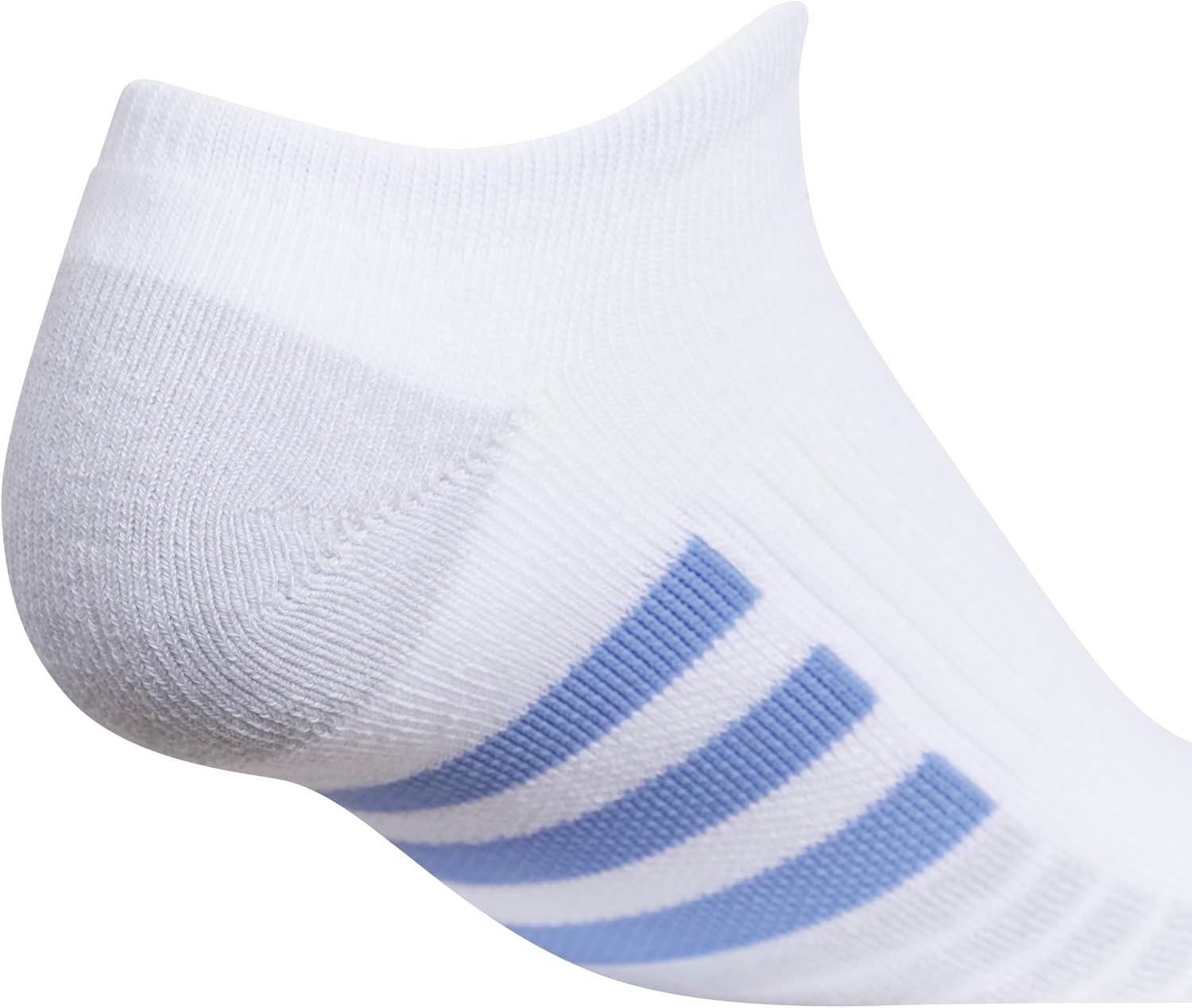 image:imageadidas Cushioned Low Cut Ankle Socks 3Pairs Durable amp Comfortable 3Pack Targeted Cushioning Arch Support Breathable MoistureWicking Reinforced Heel amp Toe AllDay ComfortWhiteBlue FusionPowder Teal Green30No Show