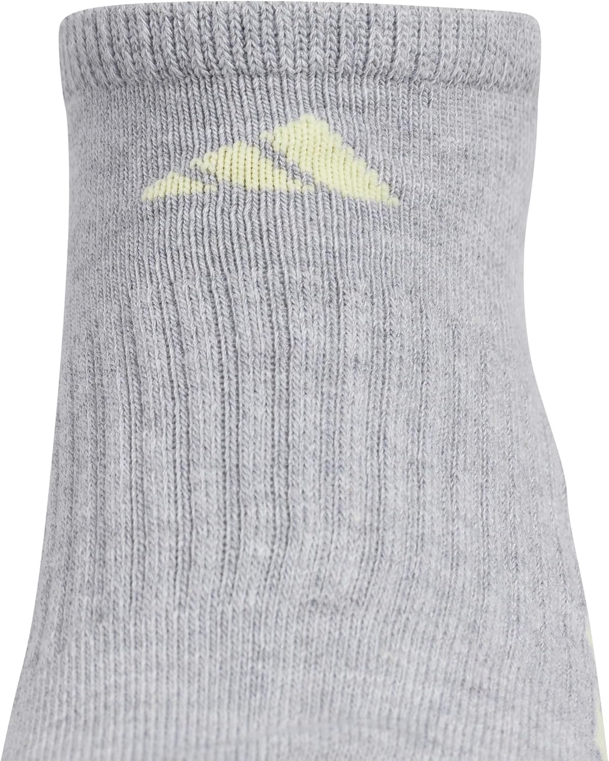 image:imageadidas Cushioned Low Cut Ankle Socks 3Pairs Durable amp Comfortable 3Pack Targeted Cushioning Arch Support Breathable MoistureWicking Reinforced Heel amp Toe AllDay ComfortCool Light HeatherPowder YellowViolet Tone Purple30No Show