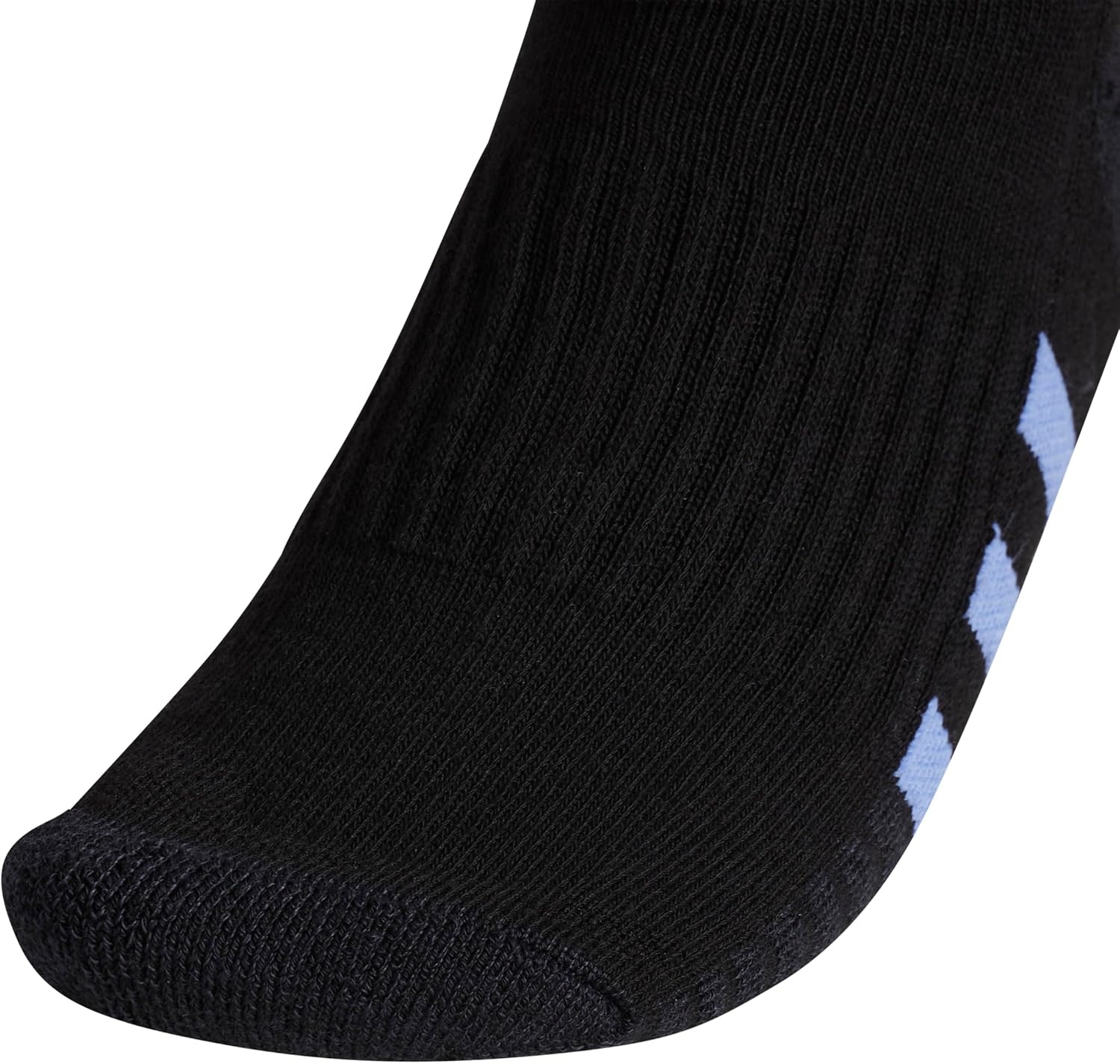 image:imageadidas Cushioned Low Cut Ankle Socks 3Pairs Durable amp Comfortable 3Pack Targeted Cushioning Arch Support Breathable MoistureWicking Reinforced Heel amp Toe AllDay ComfortBlackBlue FusionViolet Fusion Purple30Low Cut