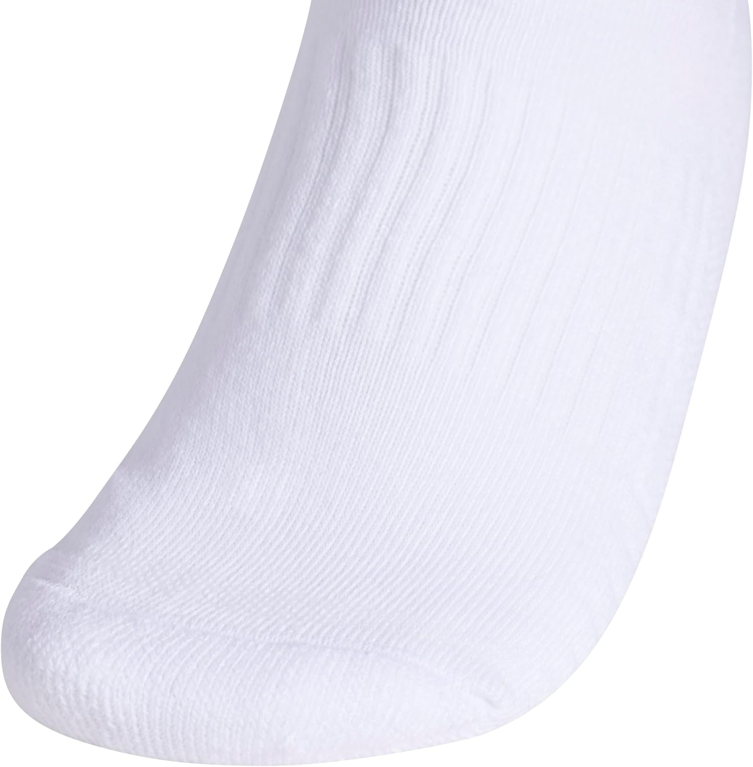 image:imageadidas Cushioned Low Cut Ankle Socks 3Pairs Durable amp Comfortable 3Pack Targeted Cushioning Arch Support Breathable MoistureWicking Reinforced Heel amp Toe AllDay ComfortWhiteClear Onix Grey30Quarter