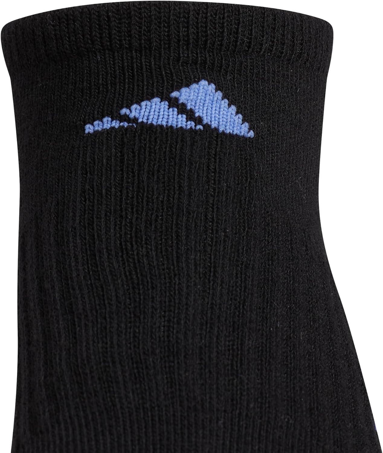 image:imageadidas Cushioned Low Cut Ankle Socks 3Pairs Durable amp Comfortable 3Pack Targeted Cushioning Arch Support Breathable MoistureWicking Reinforced Heel amp Toe AllDay ComfortBlackBlue FusionViolet Fusion Purple30No Show