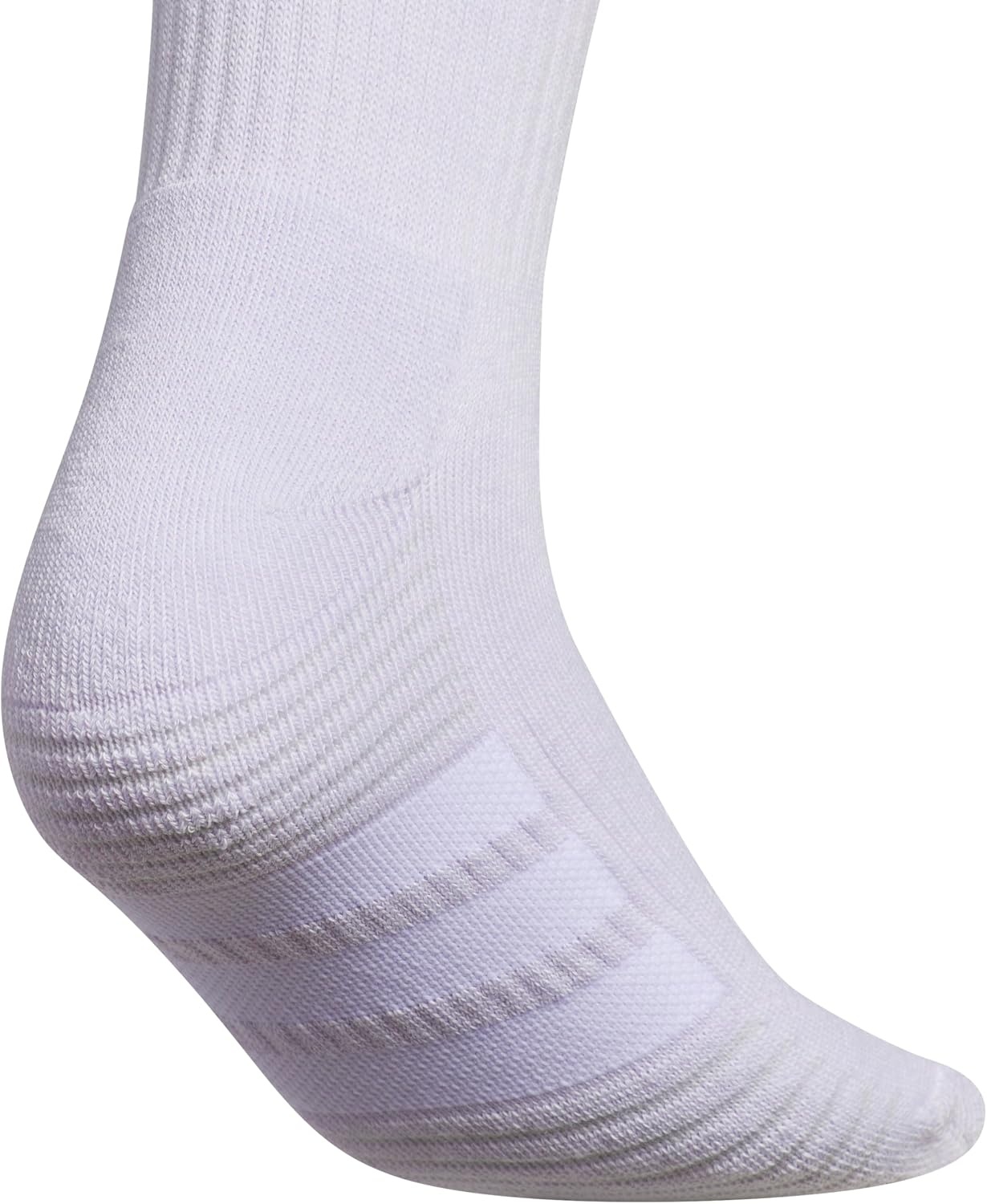 image:imageadidas Cushioned Low Cut Ankle Socks 3Pairs Durable amp Comfortable 3Pack Targeted Cushioning Arch Support Breathable MoistureWicking Reinforced Heel amp Toe AllDay ComfortFrozen PurpleClear Onix GreySolar Purple40Crew