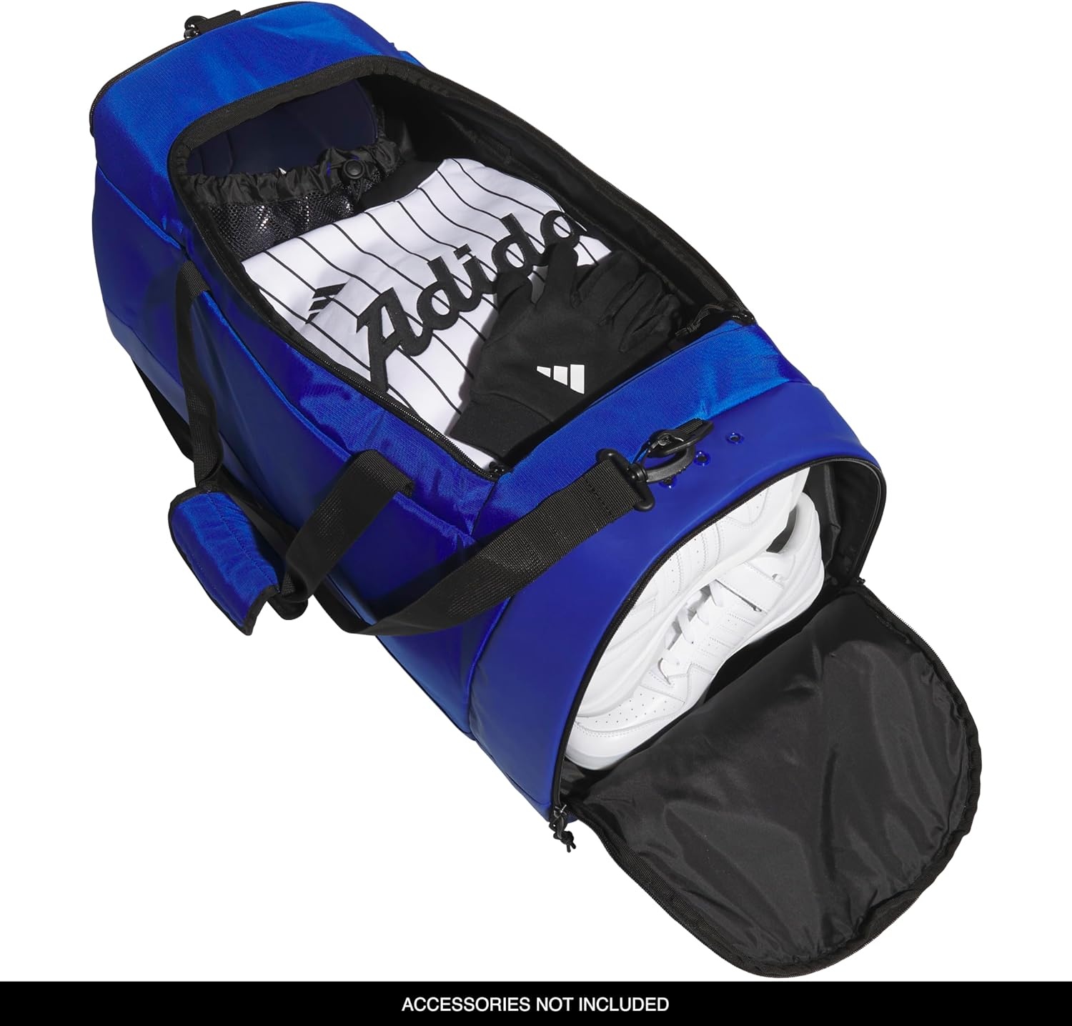 image:imageadidas Dugout Baseball Softball Duffel Bag Bat Helmet and Glove Storage 70LTeam Royal Blue