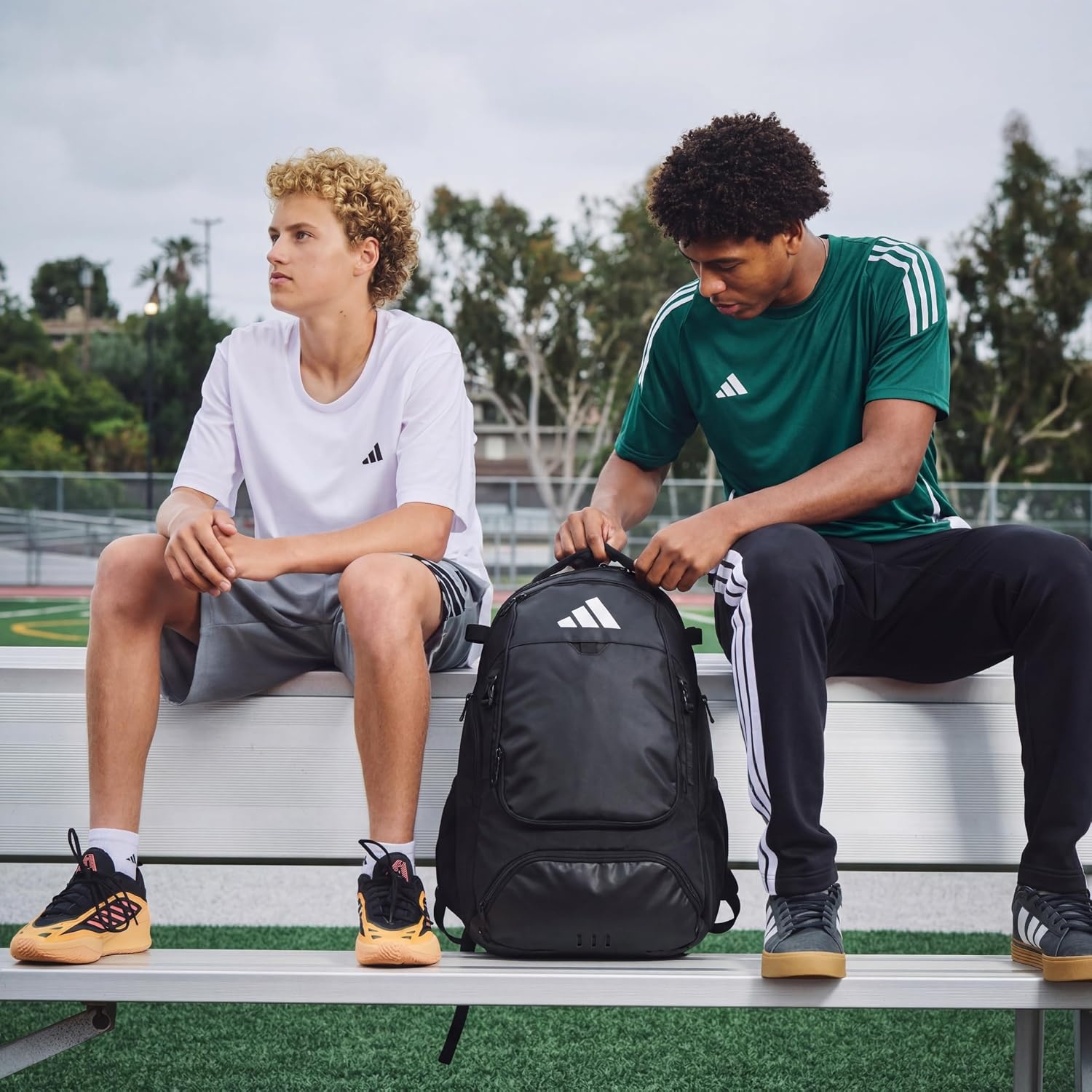 image:imageadidas Dugout Baseball amp Softball Backpack 35L Hidden Helmet Pouch Adjustable Velcro Bat Straps Fence Hook Glove Straps Game amp Practice ReadyBlack