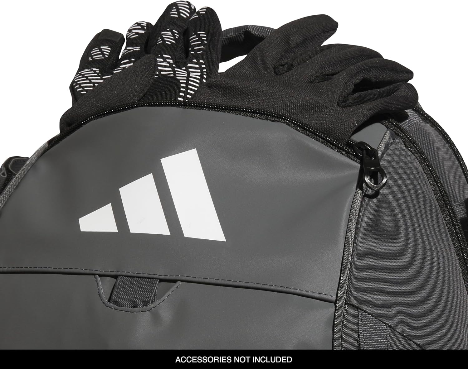 image:imageadidas Dugout Baseball amp Softball Backpack 35L Hidden Helmet Pouch Adjustable Velcro Bat Straps Fence Hook Glove Straps Game amp Practice ReadyTeam Dark Grey