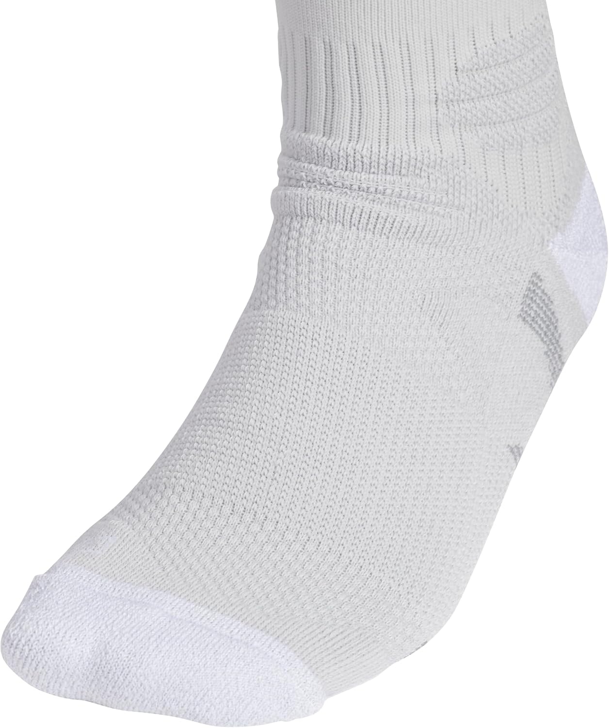 image:imageadidas Dugout OvertheCalf Baseball amp Softball Socks 1 Pair Unisex 1Pack Cushioned Impact Zones Arch amp Ankle Support StayUp Fit LeftRight Fit Game amp Practice ReadyTeam Light GreyWhiteGrey