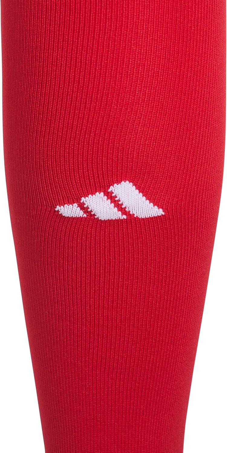 image:imageadidas Dugout OvertheCalf Baseball amp Softball Socks 1 Pair Unisex 1Pack Cushioned Impact Zones Arch amp Ankle Support StayUp Fit LeftRight Fit Game amp Practice ReadyTeam Power Red 2WhiteTeam Collegiate Burgundy 2