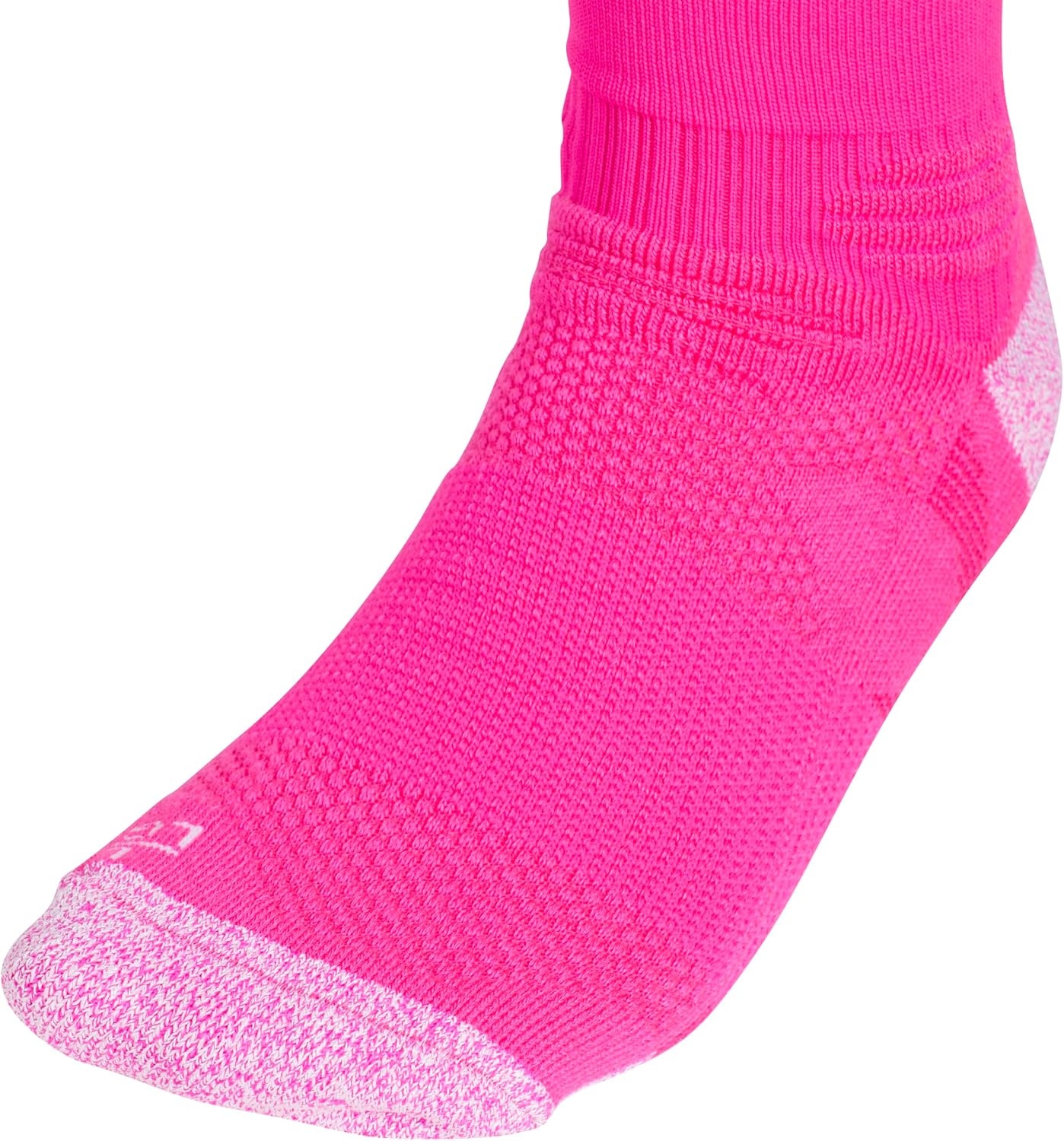 image:imageadidas Dugout OvertheCalf Baseball amp Softball Socks 1 Pair Unisex 1Pack Cushioned Impact Zones Arch amp Ankle Support StayUp Fit LeftRight Fit Game amp Practice ReadyTeam Shock Pink 2WhiteBold Pink