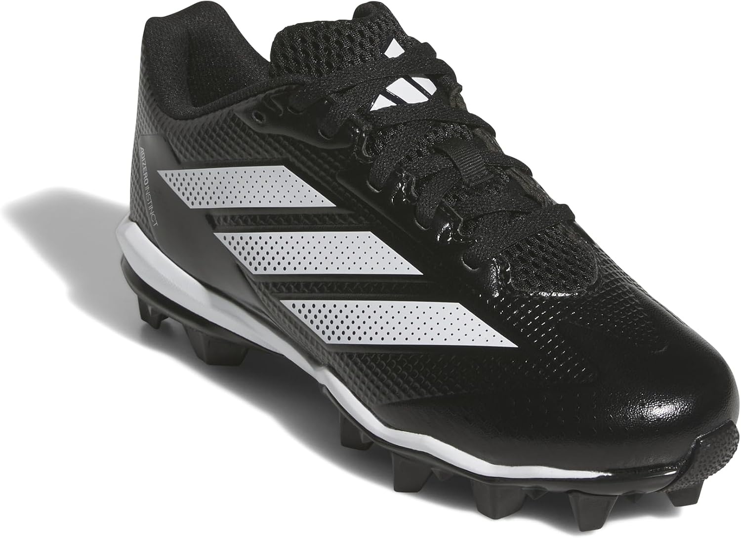 image:imageadidas Kids Adizero Instinct 20 Molded Softball ShoeBlackWhiteWhite