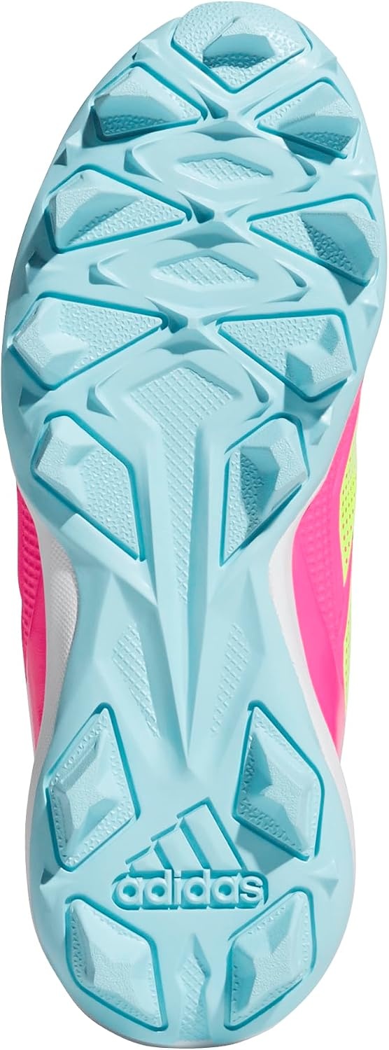 image:imageadidas Kids Adizero Instinct 20 Molded Softball ShoeLucid PinkLucid LemonBliss Blue
