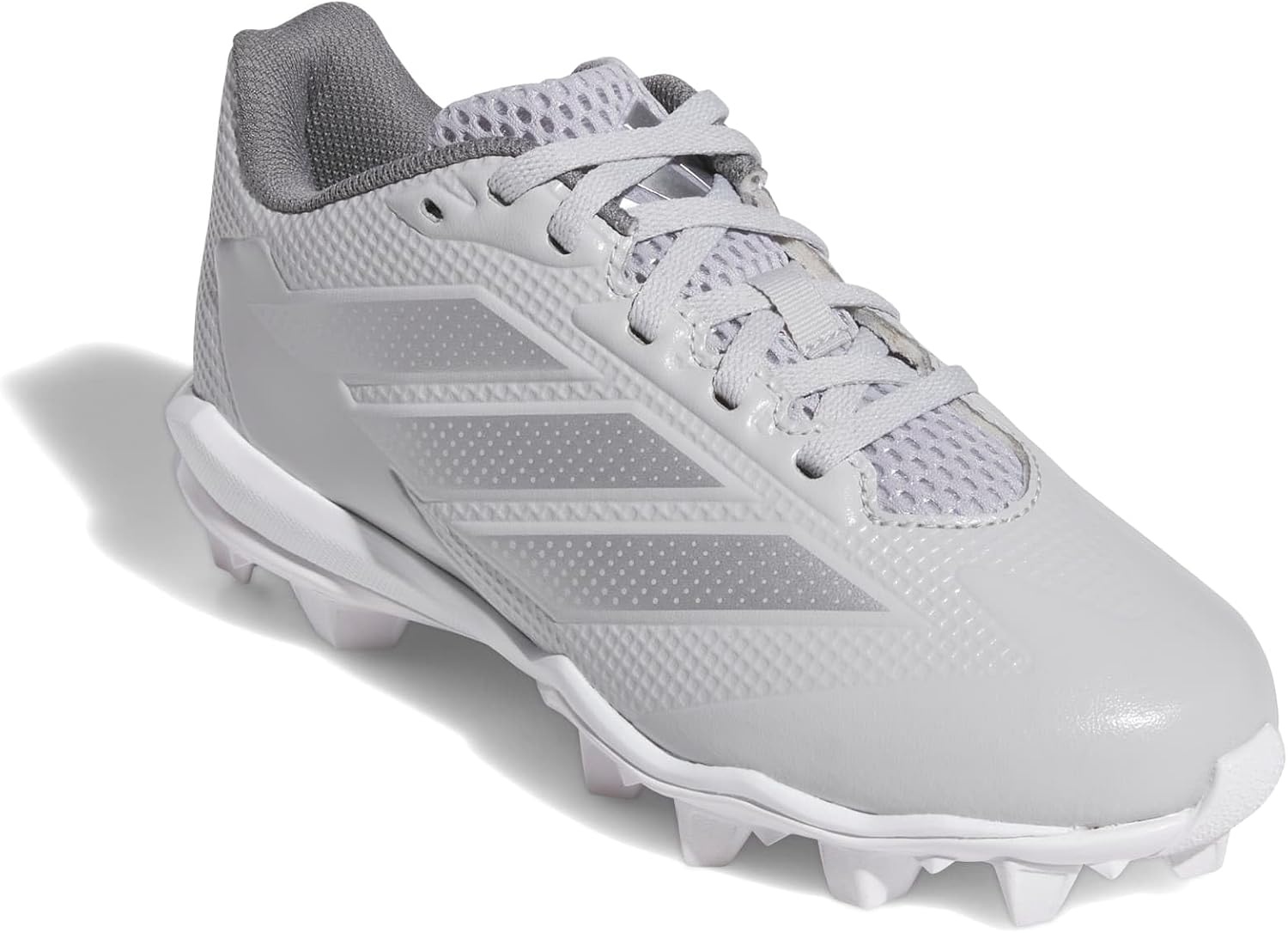 image:imageadidas Kids Adizero Instinct 20 Molded Softball ShoeTeam Light GreySilver MetallicWhite