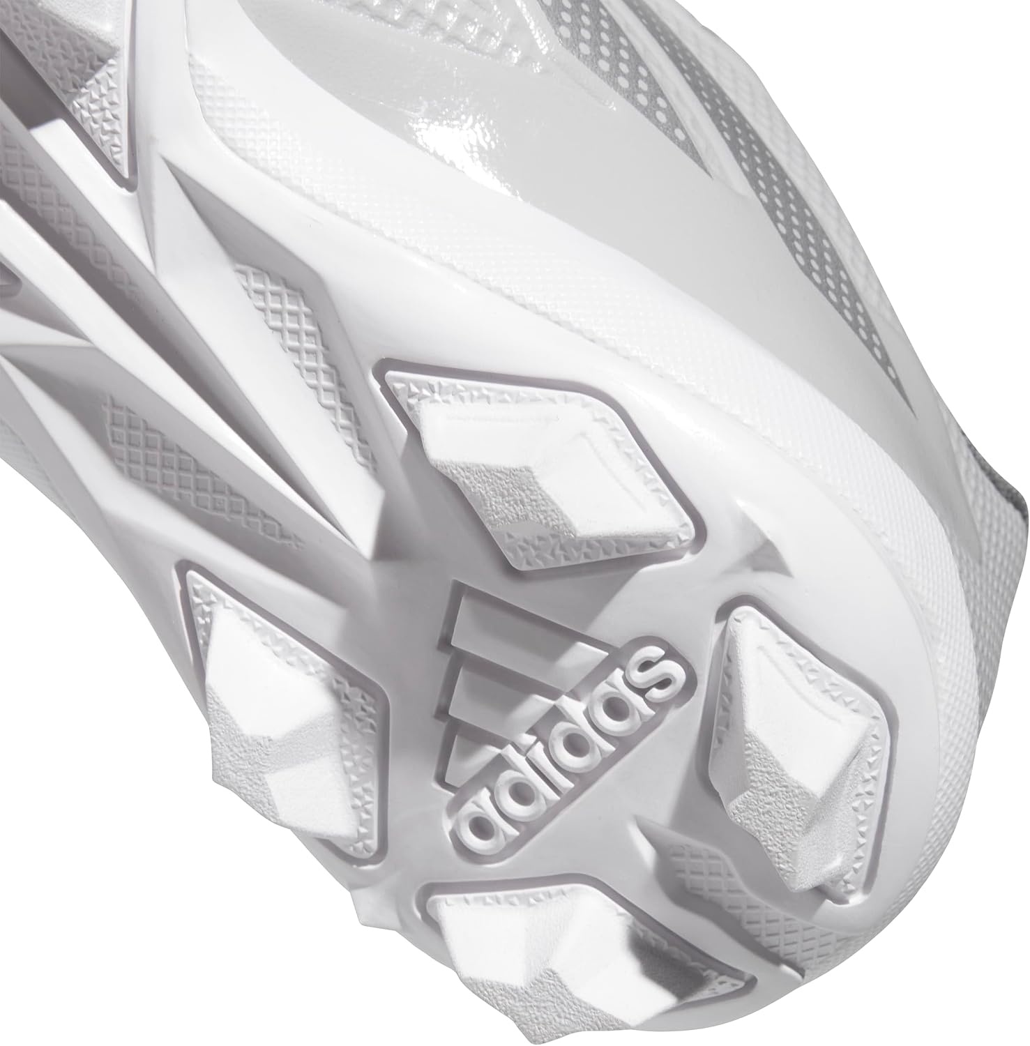 image:imageadidas Kids Adizero Instinct 20 Molded Softball ShoeTeam Light GreySilver MetallicWhite