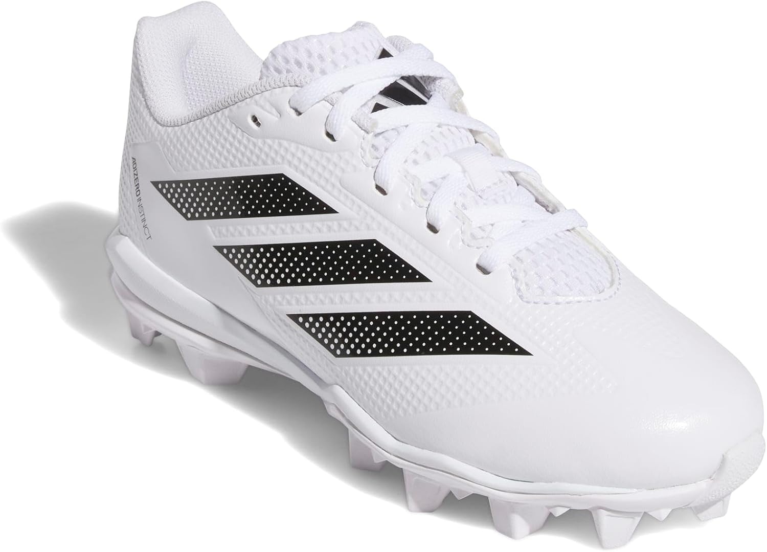 image:imageadidas Kids Adizero Instinct 20 Molded Softball ShoeWhiteBlackBlack