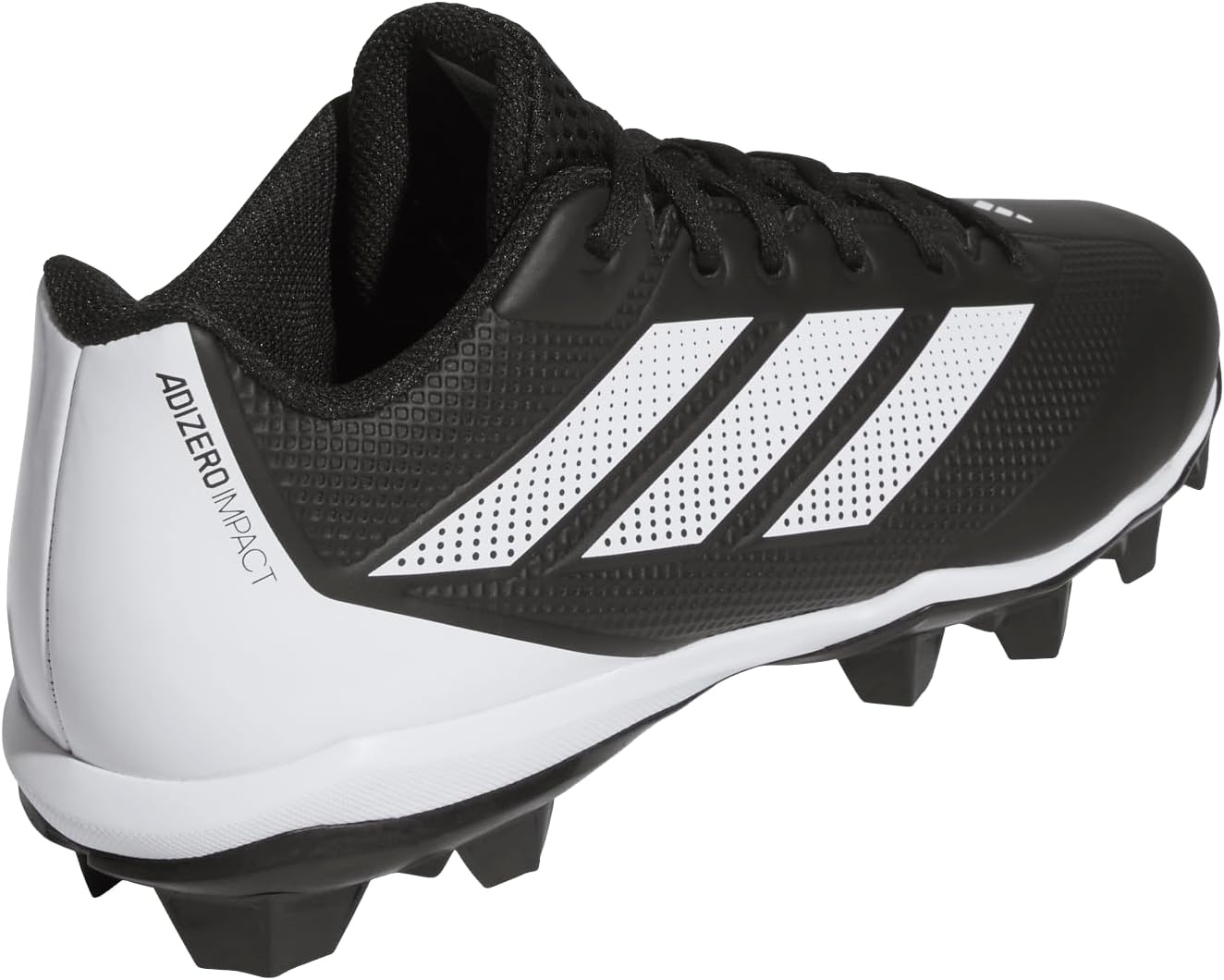 image:imageadidas Mens Adizero Impact 20 Molded Baseball ShoeBlackWhiteWhite
