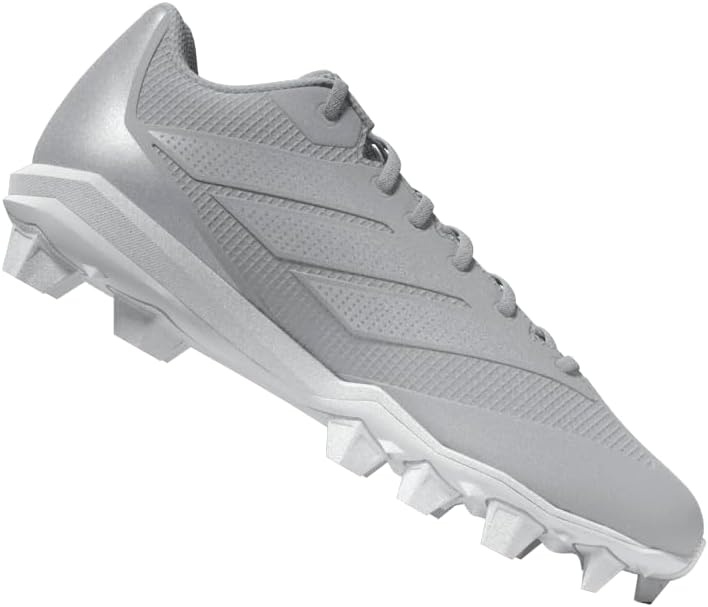 image:imageadidas Mens Adizero Impact 20 Molded Baseball ShoeTeam Light GreySilver MetallicWhite