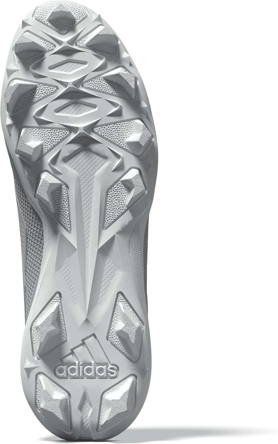 image:imageadidas Mens Adizero Impact 20 Molded Baseball ShoeTeam Light GreySilver MetallicWhite