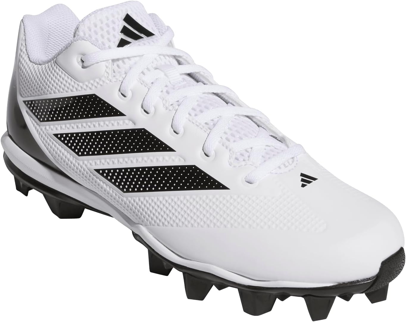 image:imageadidas Mens Adizero Impact 20 Molded Sneakers Shoes WhiteWhiteBlackBlack