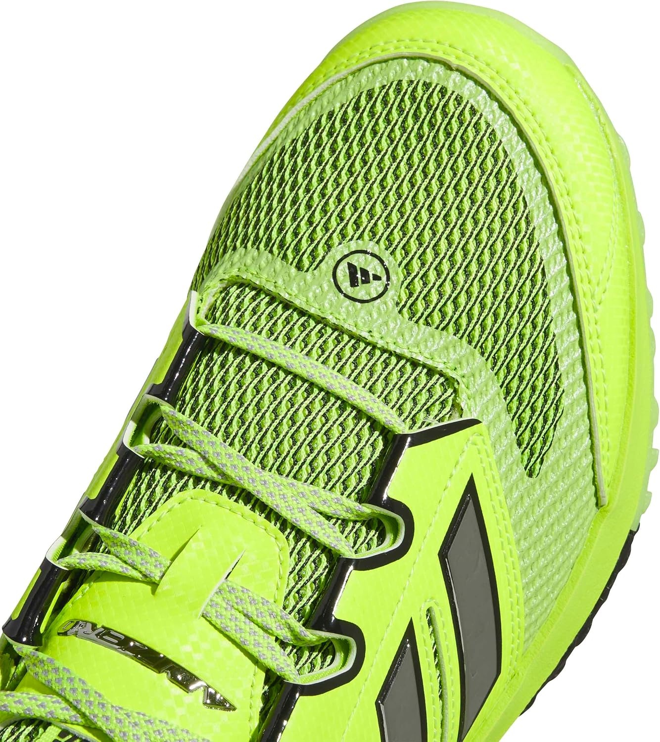 image:imageadidas Mens Adizero Impact Turf Trainer Training Sneakers Shoes WhiteSolar SlimeSilver MetallicBlack