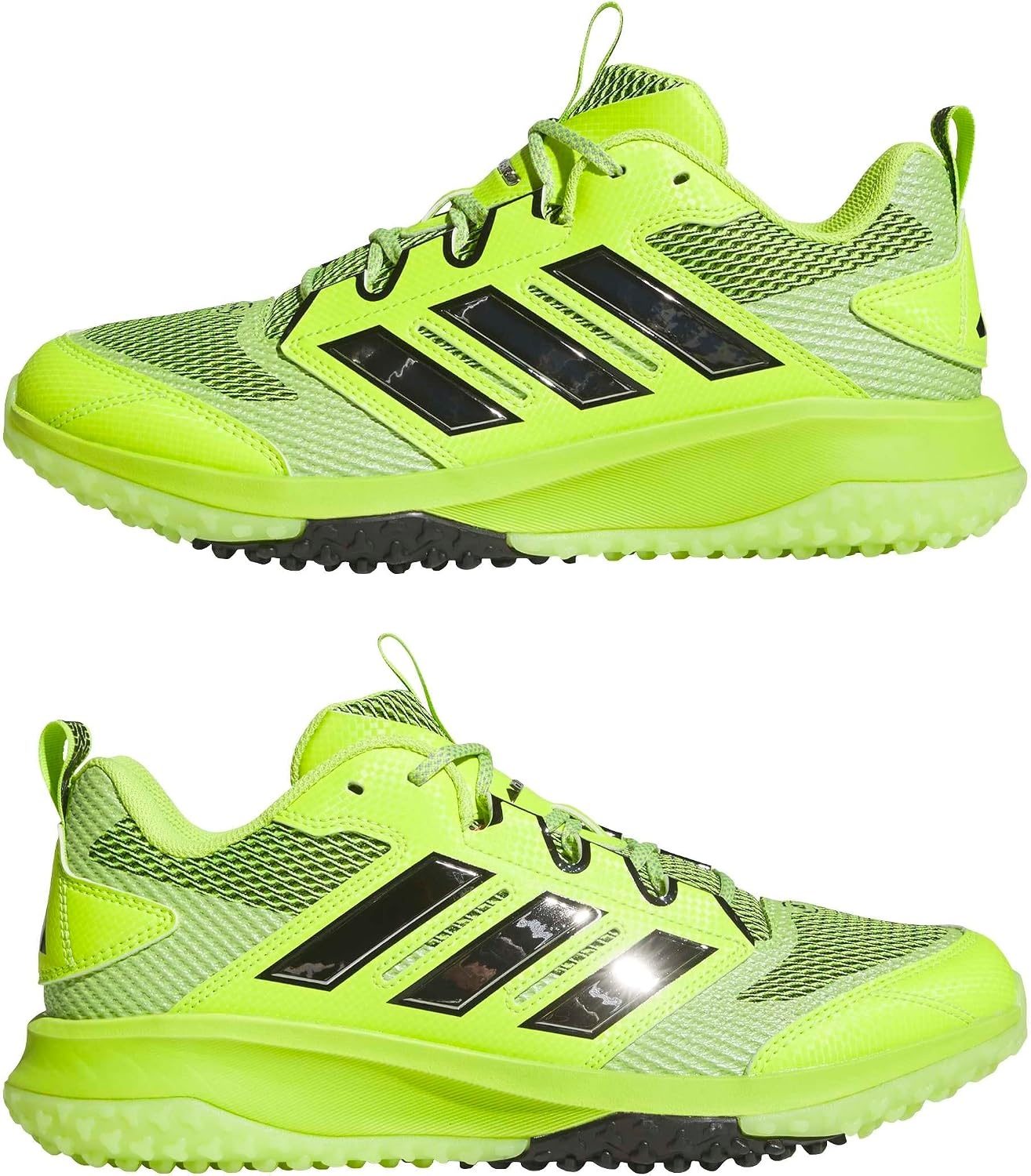 image:imageadidas Mens Adizero Impact Turf Trainer Training Sneakers Shoes WhiteSolar SlimeSilver MetallicBlack