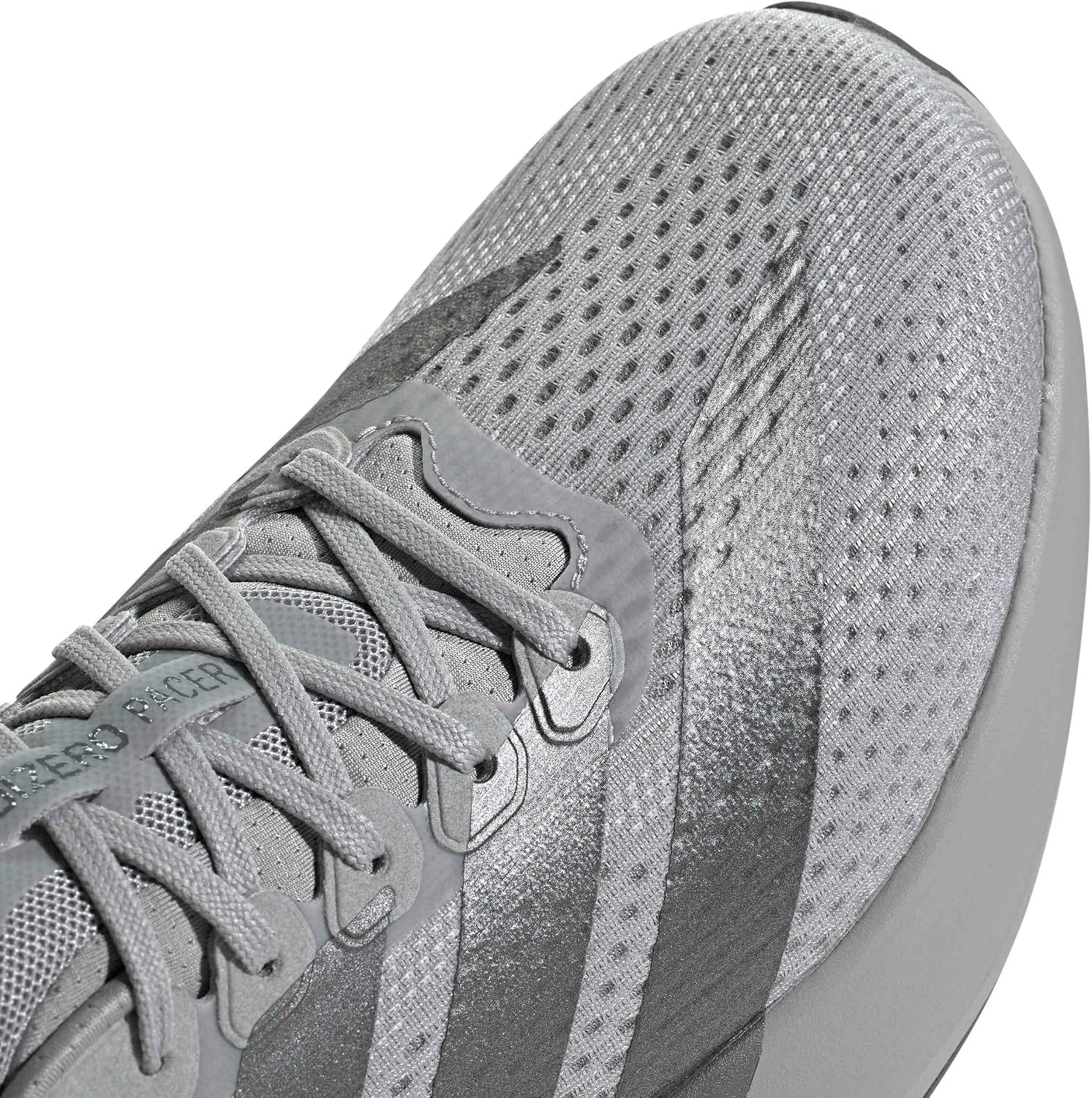 image:imageadidas Mens Adizero Pacer Running Sneakers Shoes BeigeGreyIron MetallicDark Grey