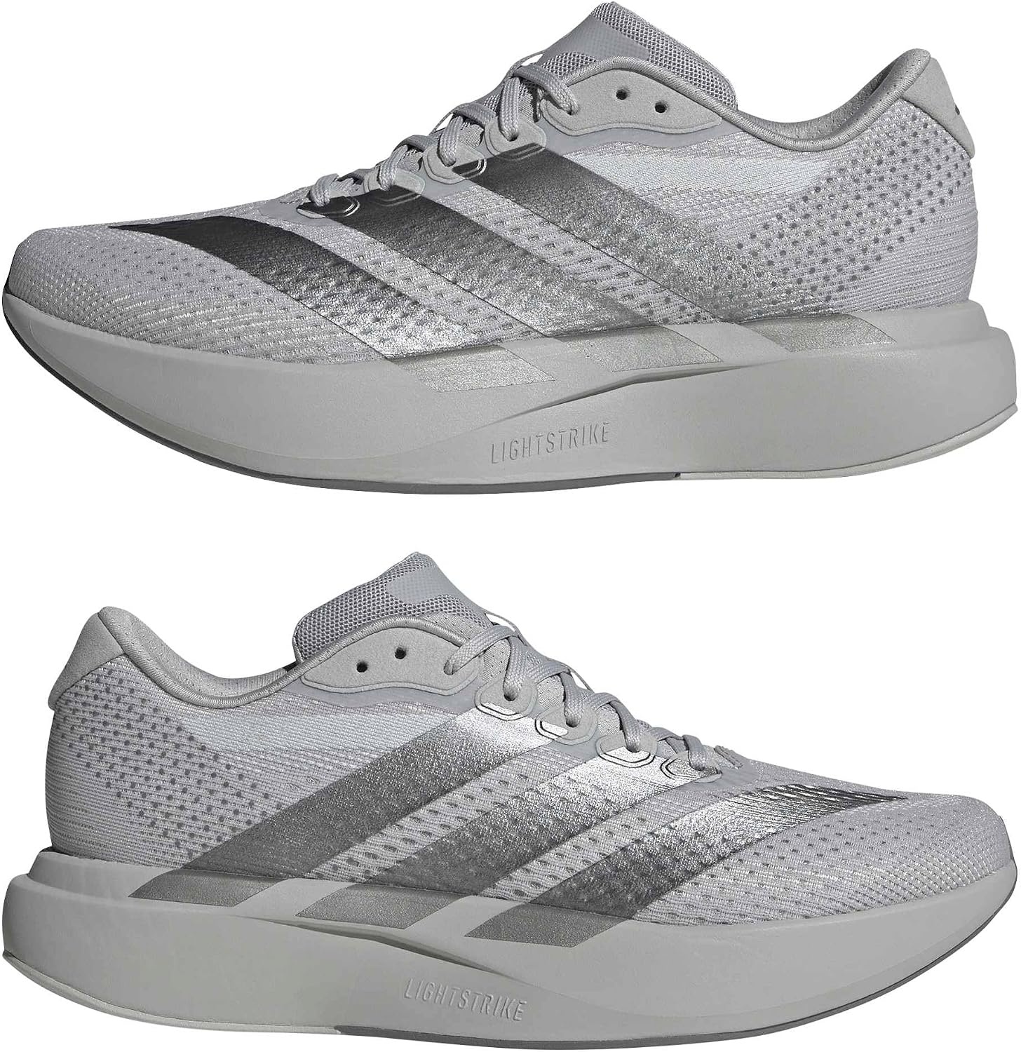 image:imageadidas Mens Adizero Pacer Running Sneakers Shoes BeigeGreyIron MetallicDark Grey