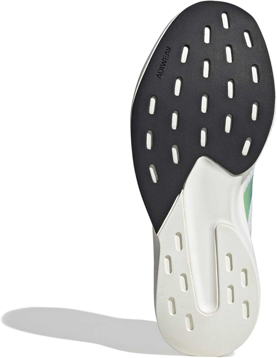 image:imageadidas Mens Adizero Pacer Running Sneakers Shoes BeigeWhiteBeam GreenNight Flash