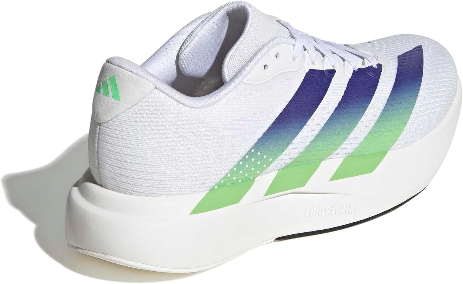 image:imageadidas Mens Adizero Pacer Running Sneakers Shoes BeigeWhiteBeam GreenNight Flash