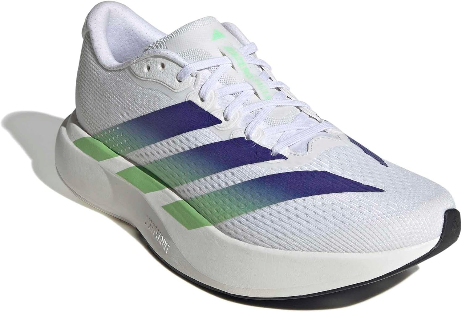 image:imageadidas Mens Adizero Pacer Running Sneakers Shoes BeigeWhiteBeam GreenNight Flash